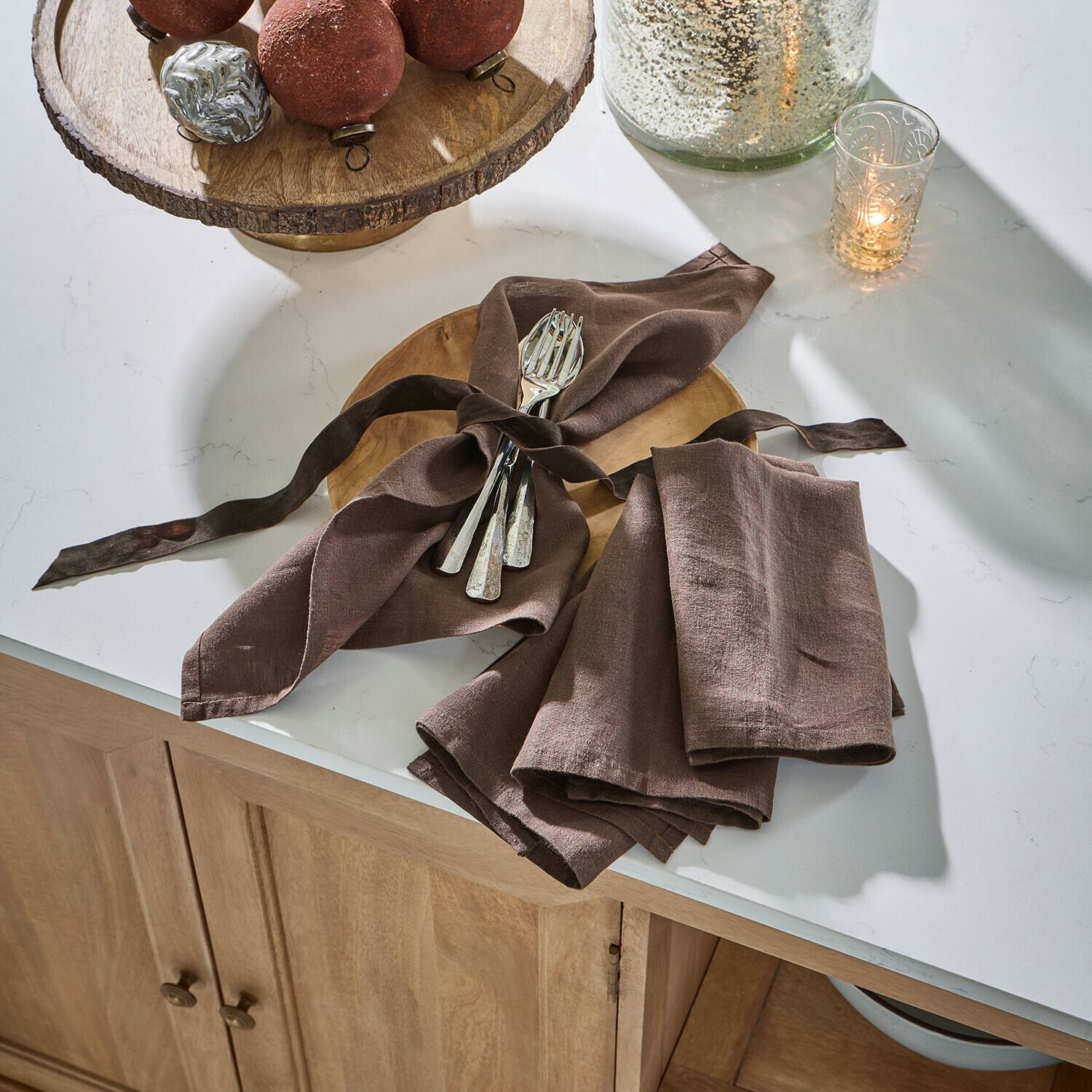 Set de 4 servilletas Cloverleigh
