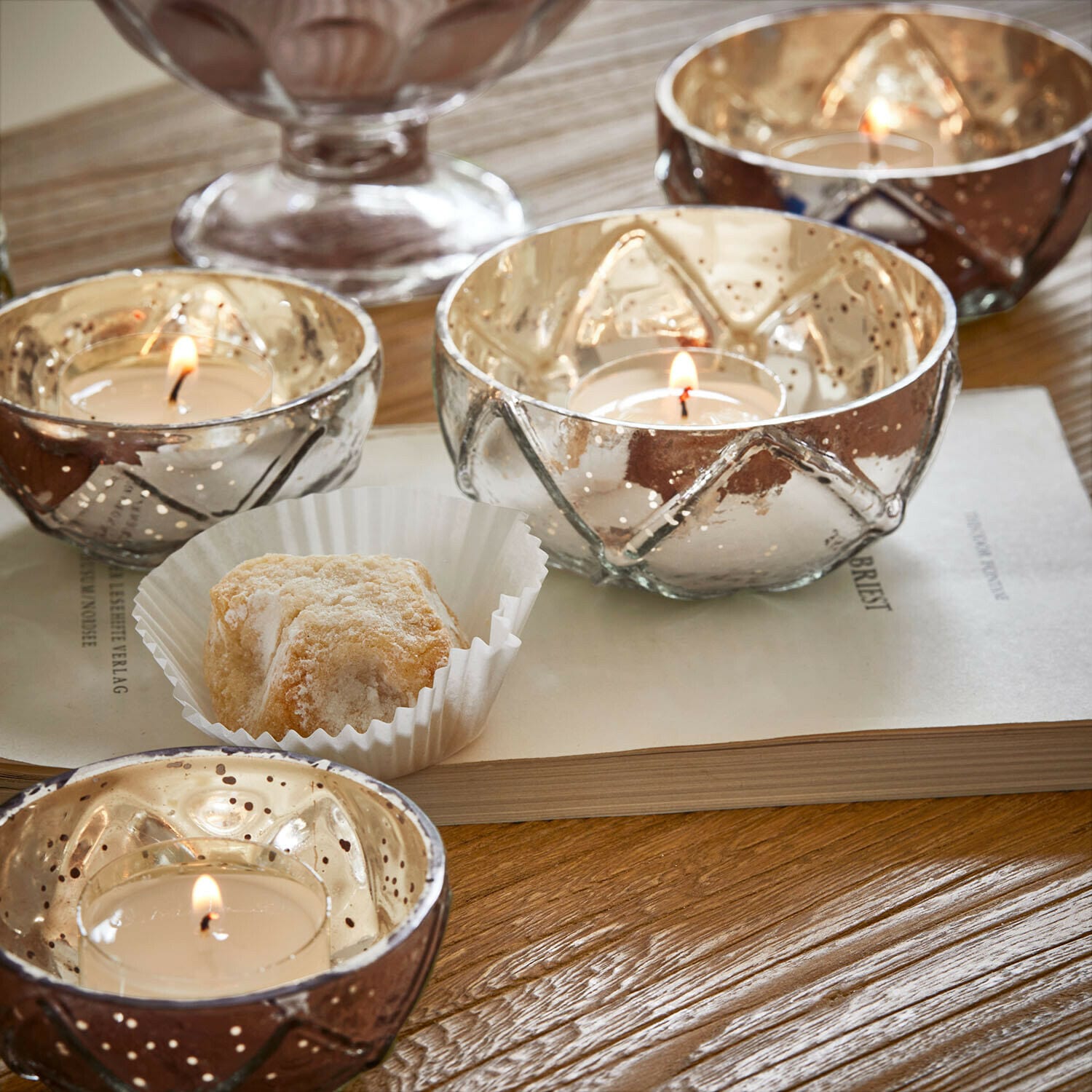 Set de 6 portavelas Amalinae