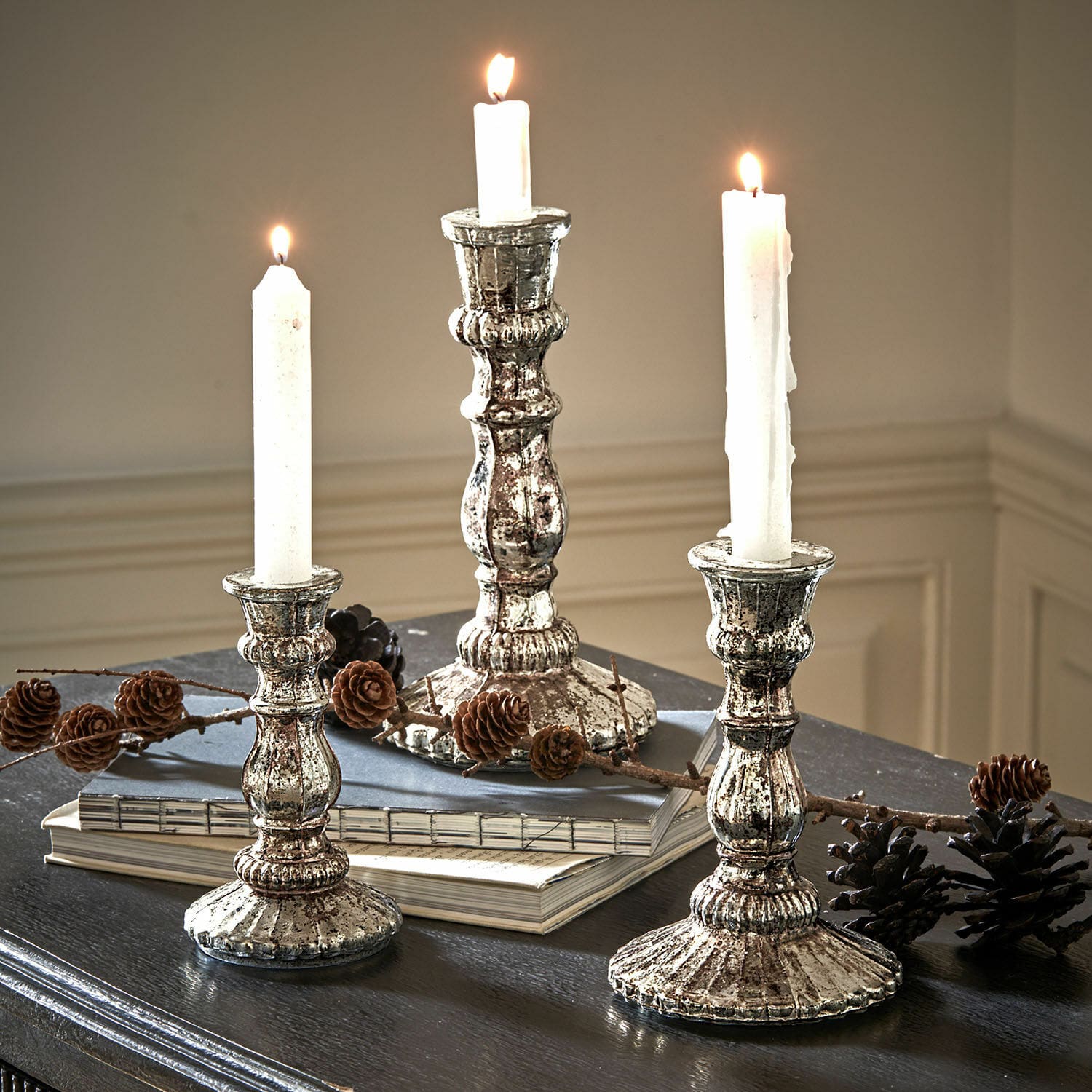 Set de 3 candeleros Favalina