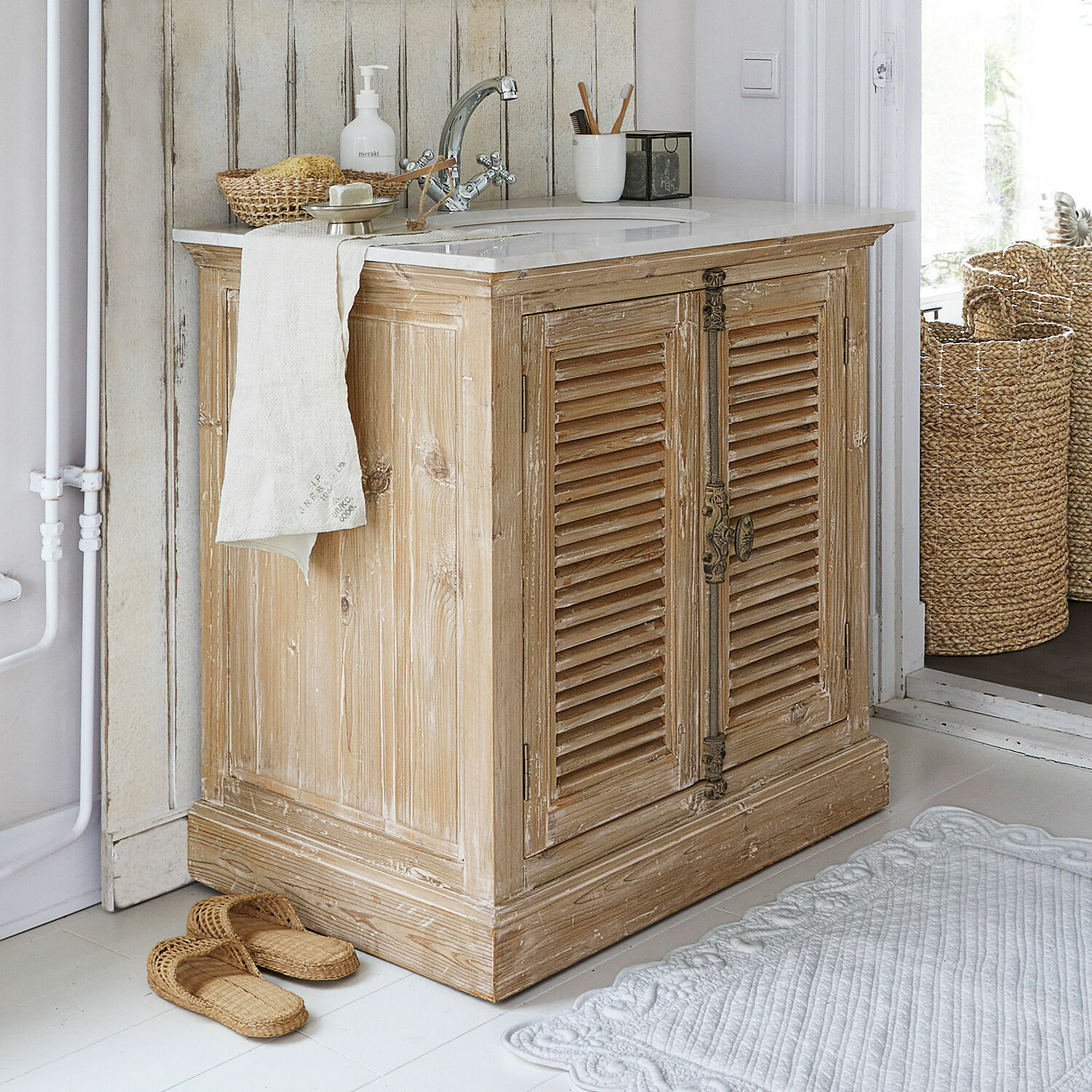 Mueble de baño con lavabo Cuthbert