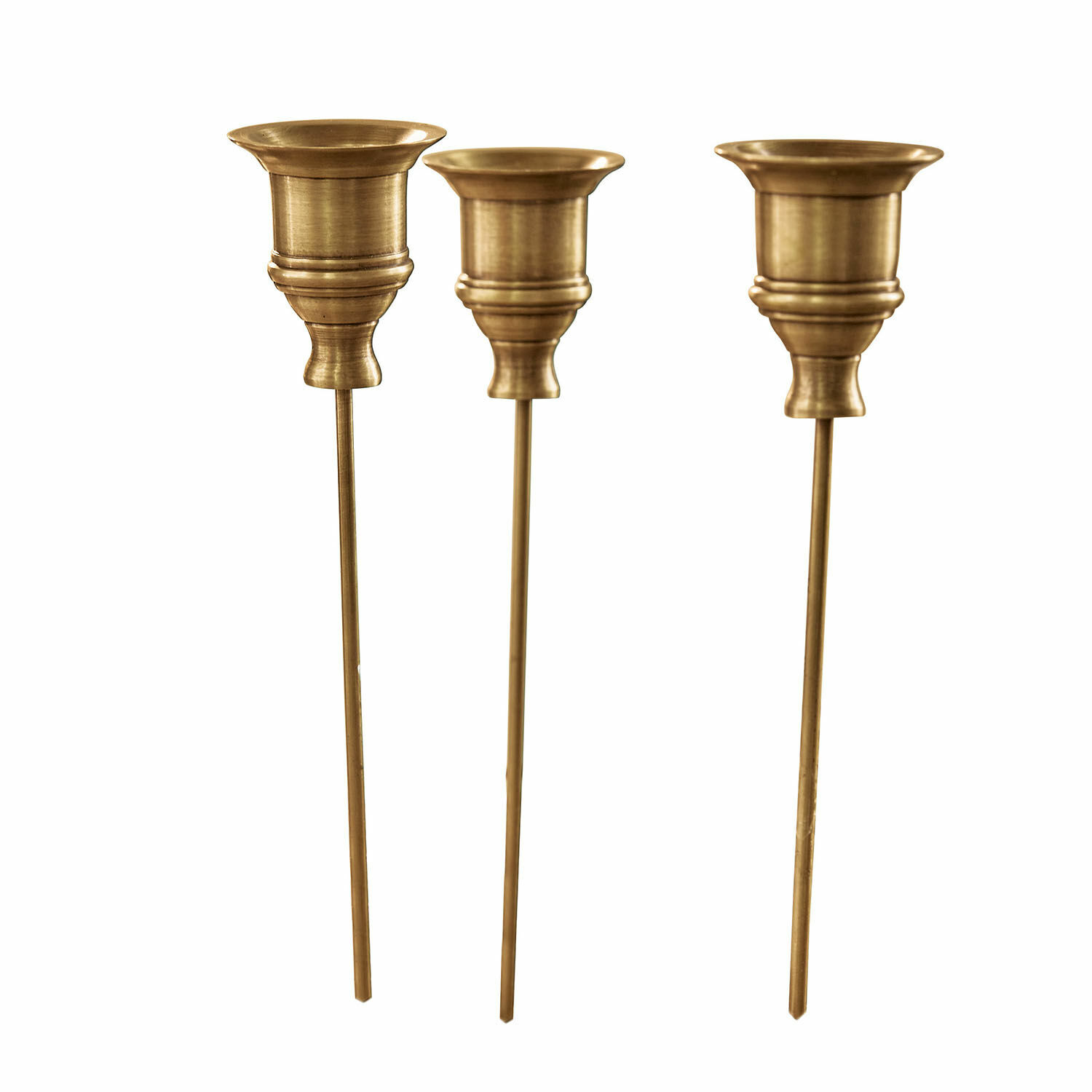 Set de 3 portavelas para clavar Lalley