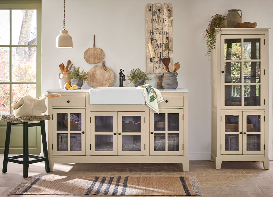 Cocina con encanto rural