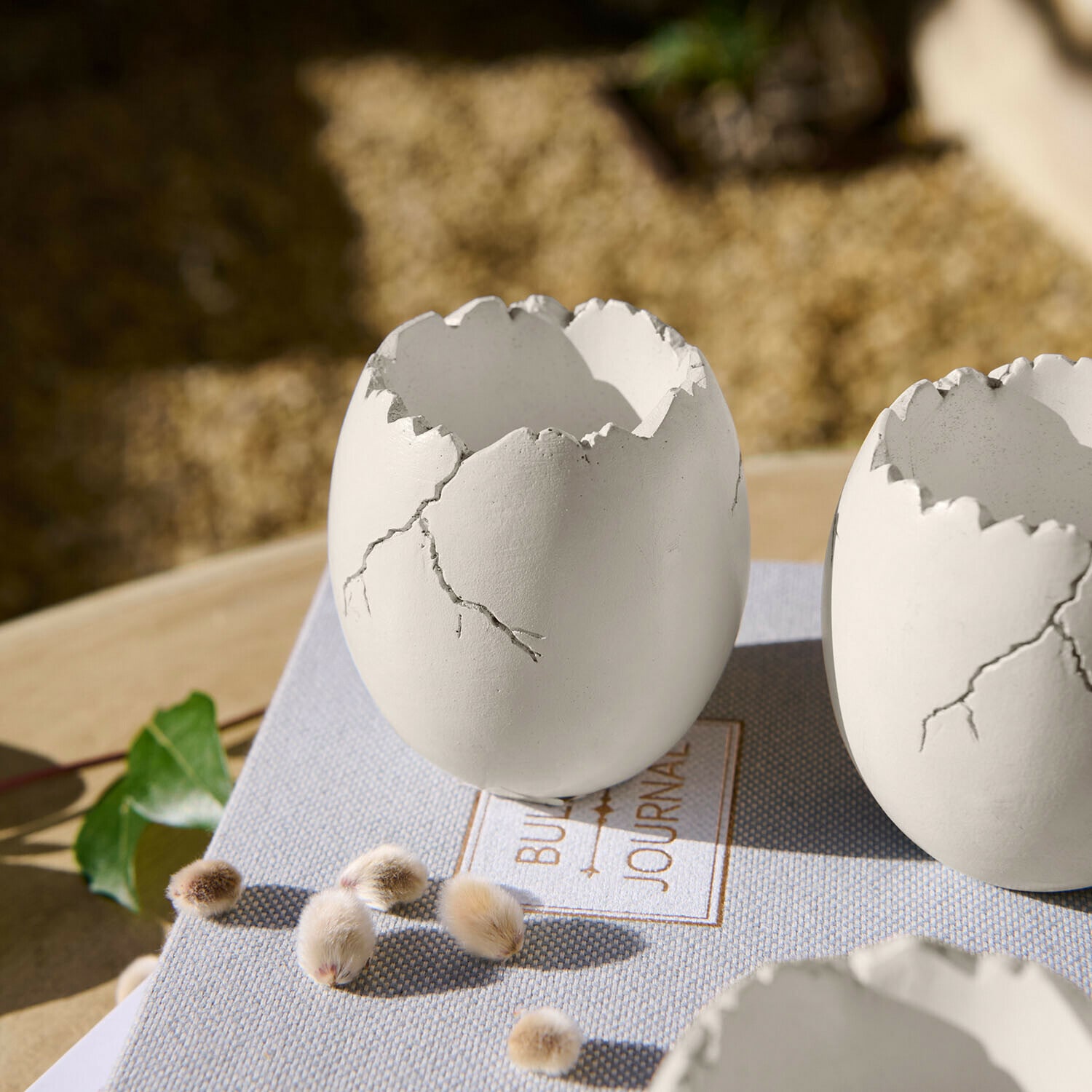 Set de 3 huevos decorativos Waverlye