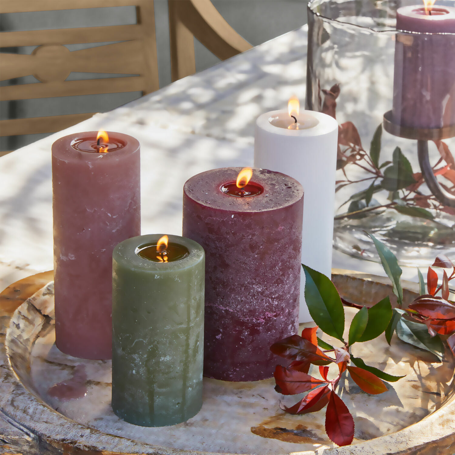 Set de 5 velas Panagra