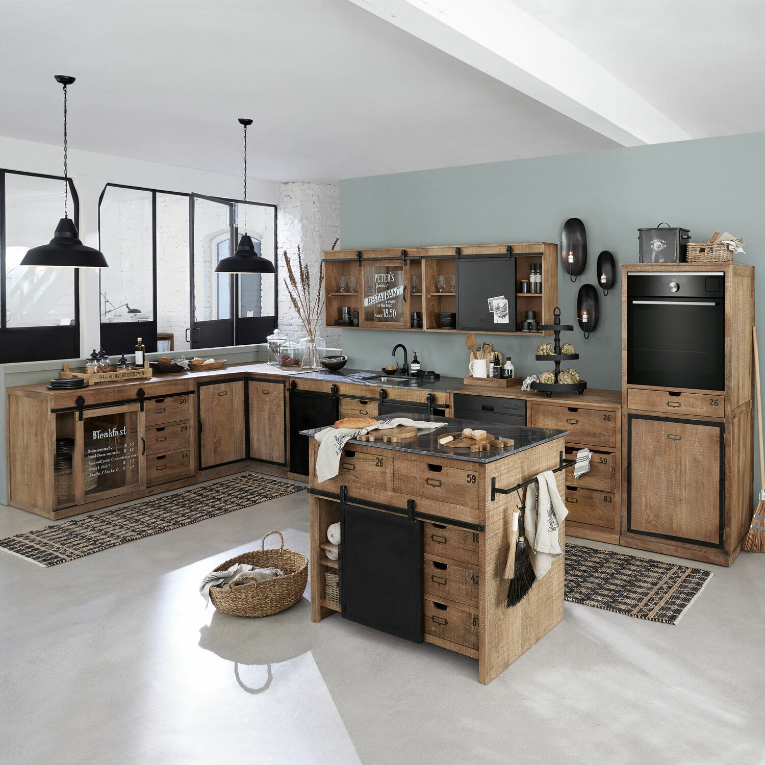 Mueble de cocina con fregadero Oakland