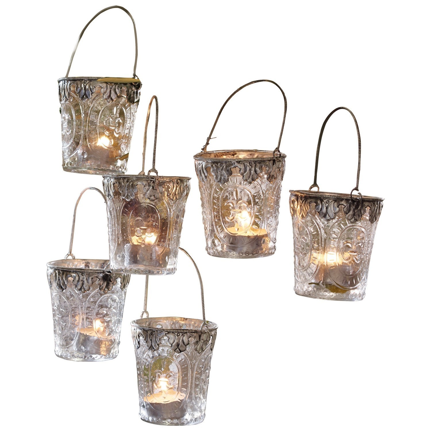 Set de 6 farolillos Lisanne