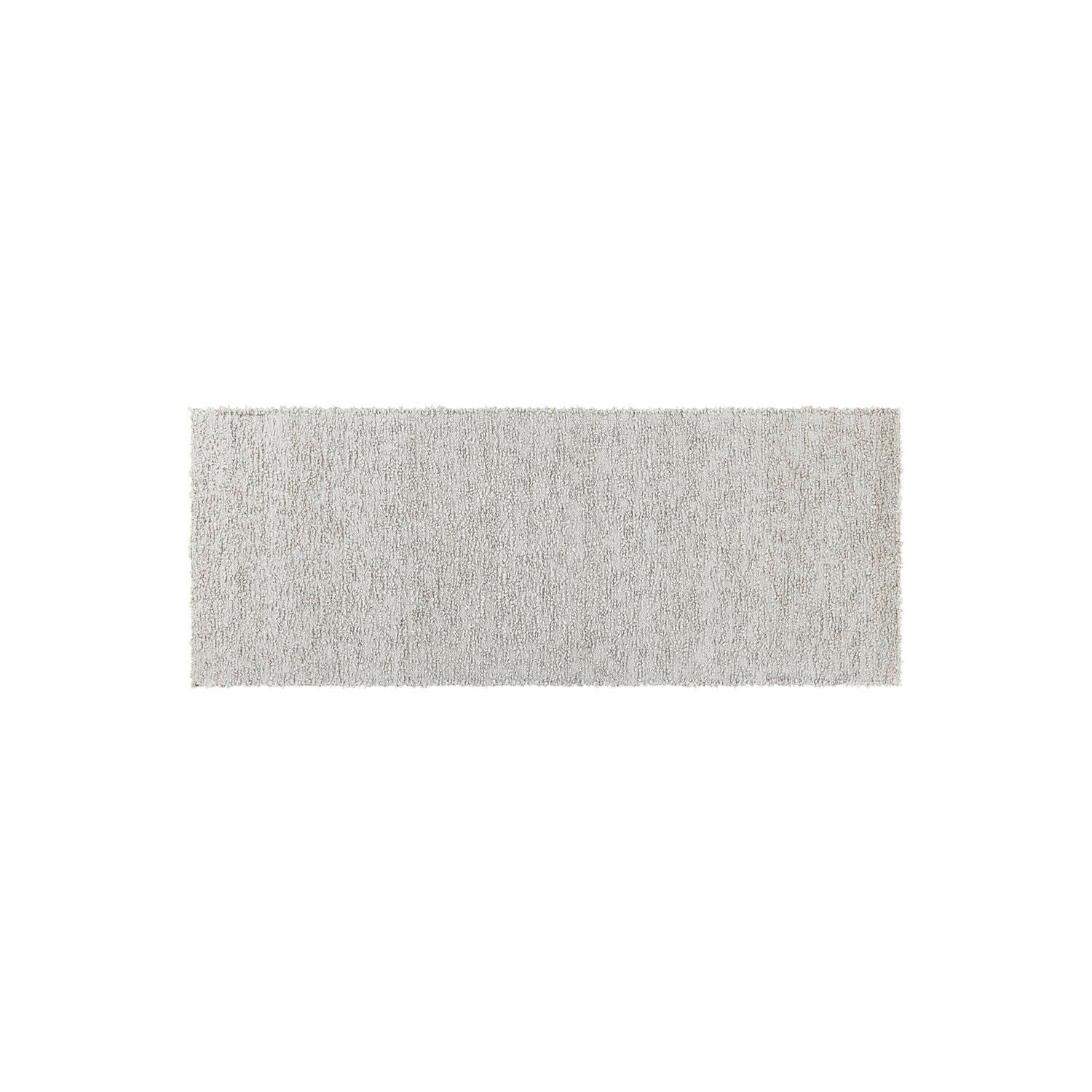 Alfombra Kaleema Alfombra rectangular gris claro con textura suave, ideal para salón o dormitorio
