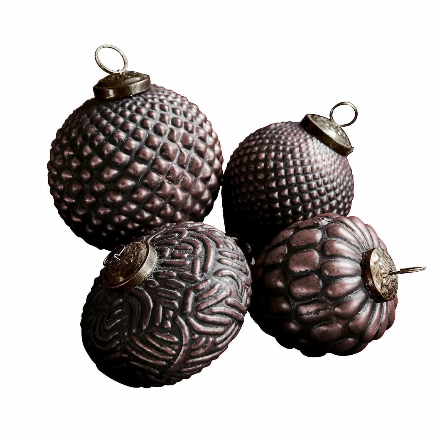 Set de 4 adornos navideños Meyen
