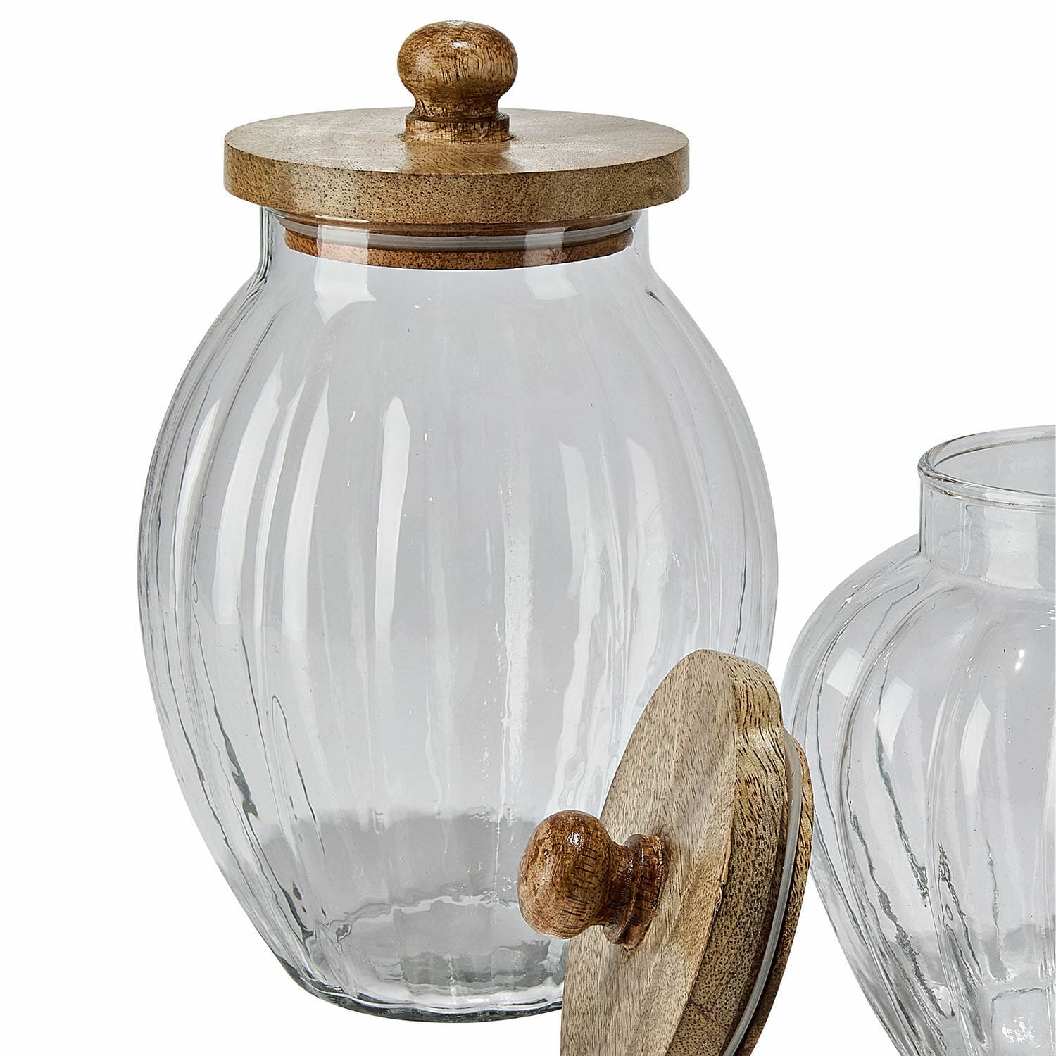 Set de 2 tarros de cristal Vionnée