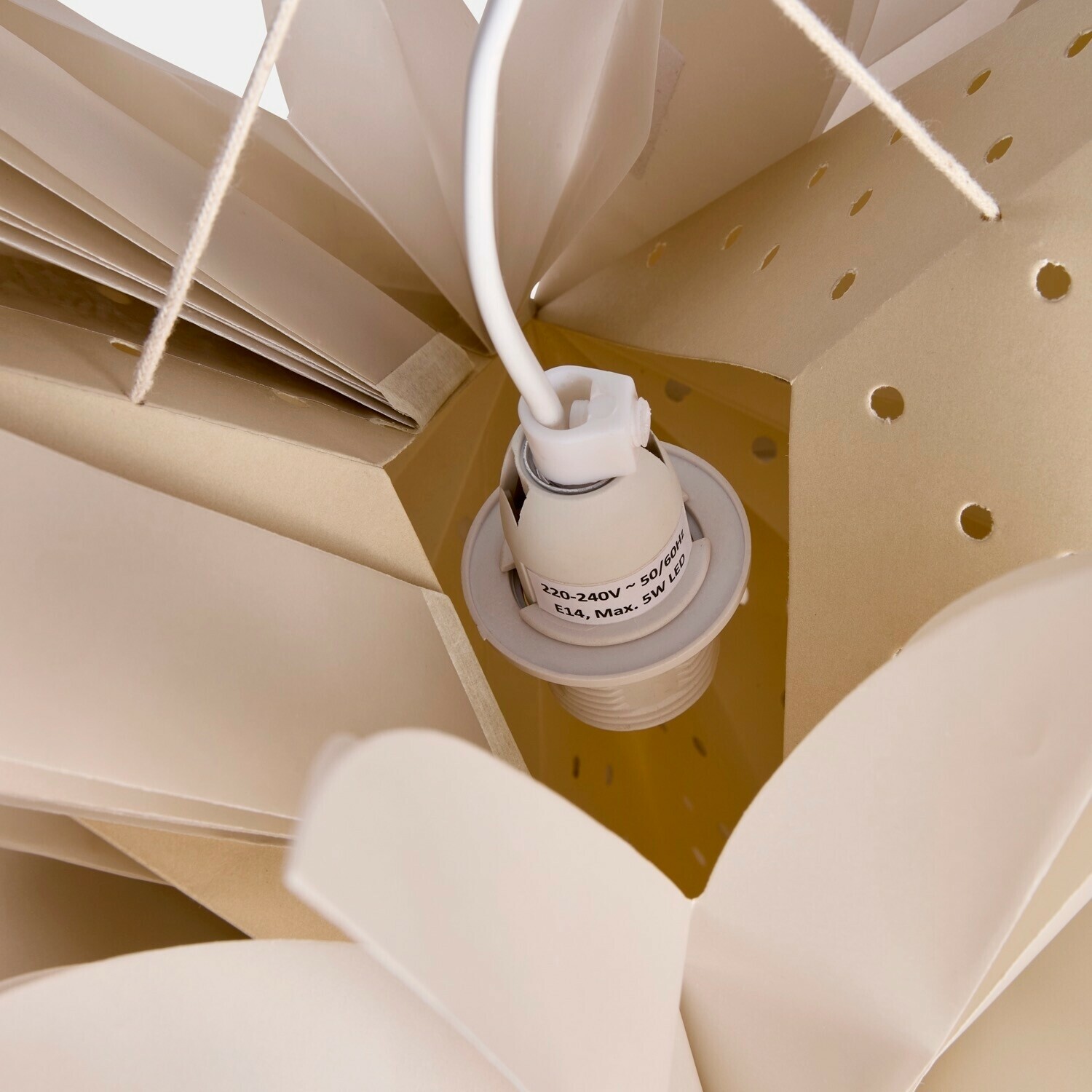 Estrella luminosa de papel Serelunea