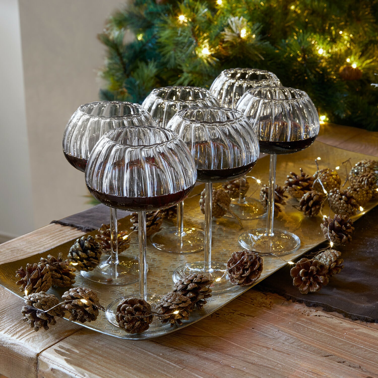 Set de 6 copas de vino Minou