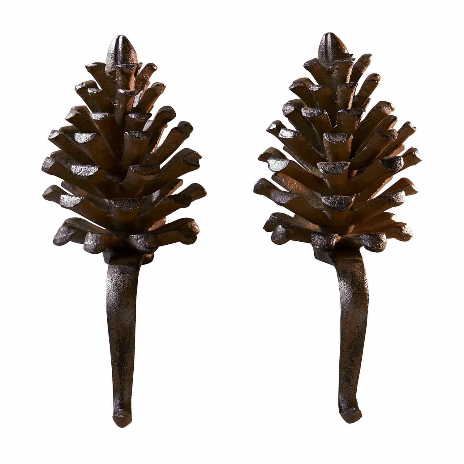 Set de 2 piñas de hierro Firenza