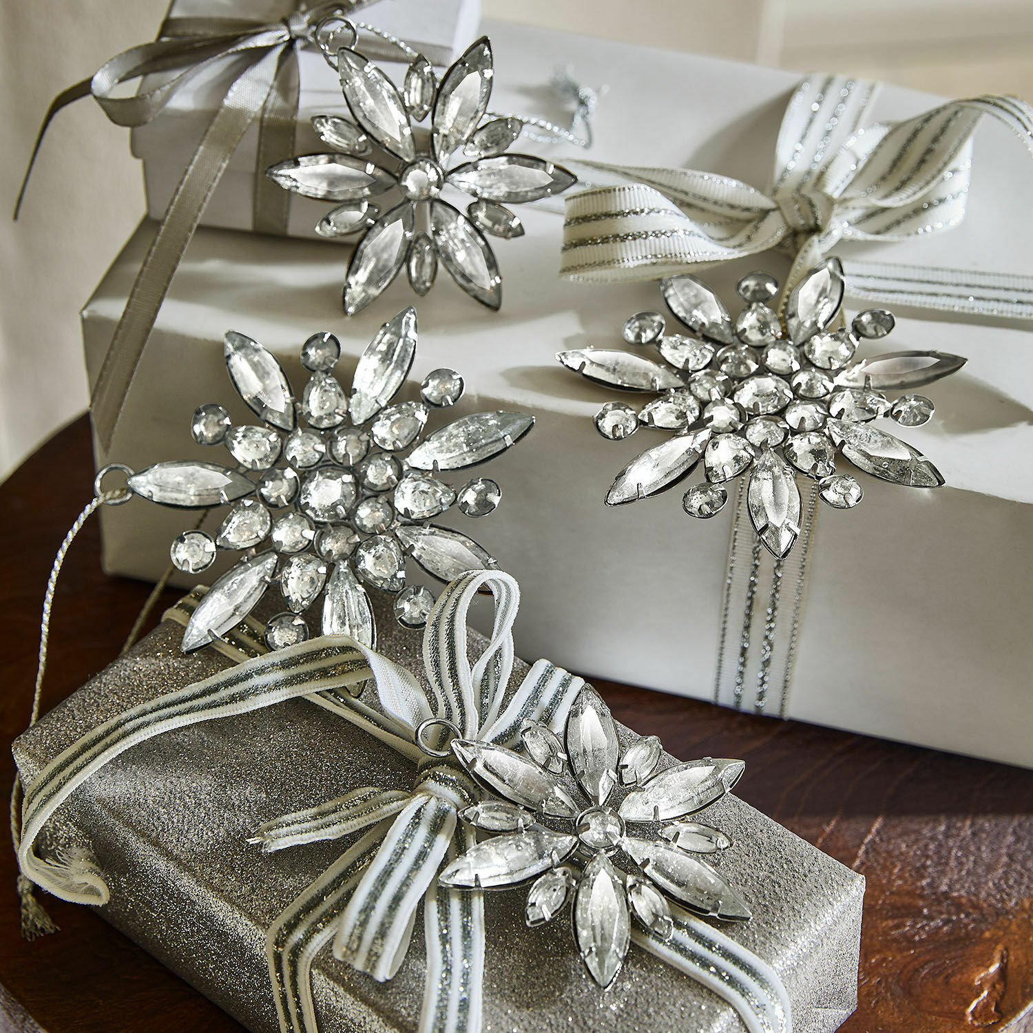 Set de 4 colgantes de Navidad Orvalie