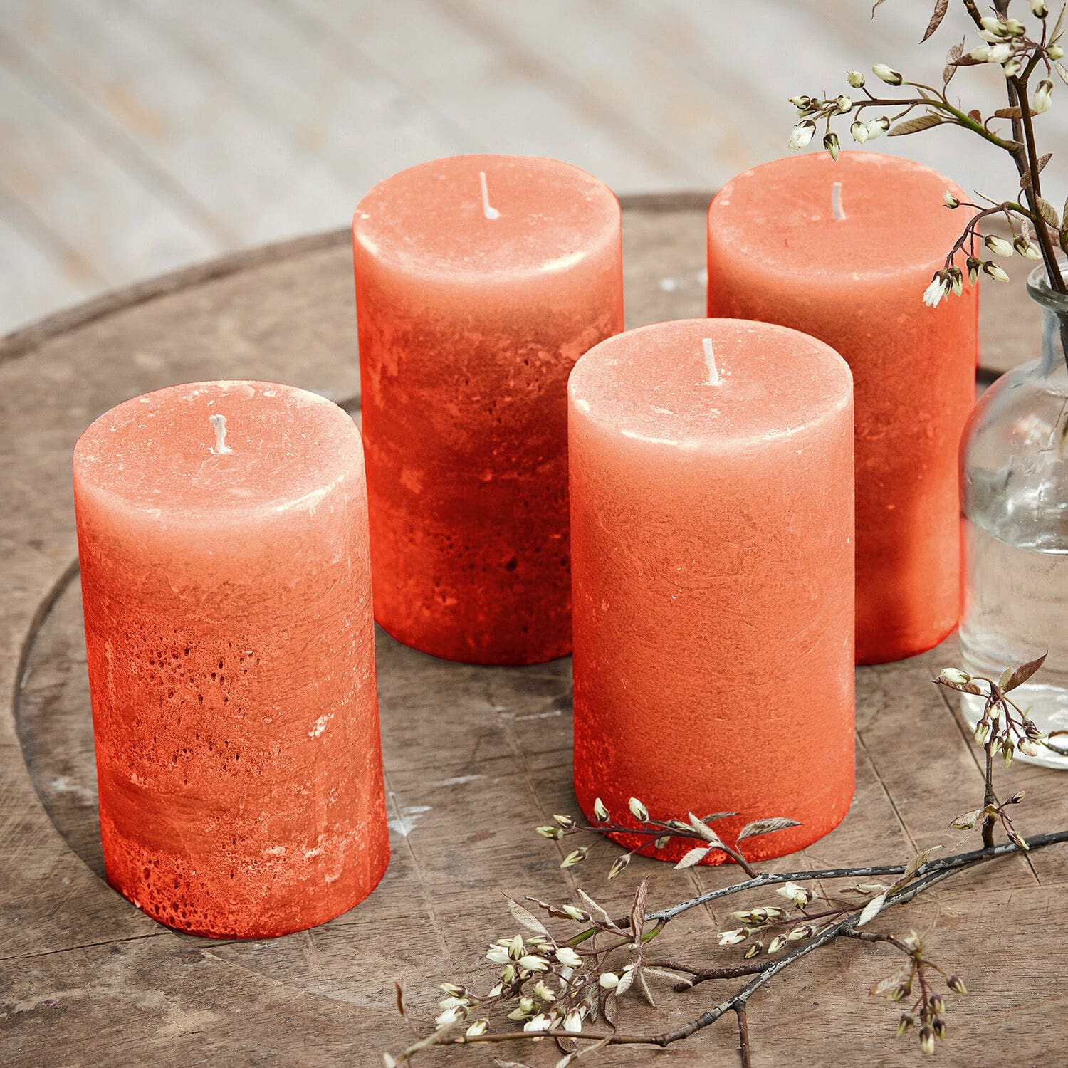 Set de 4 velas Braga