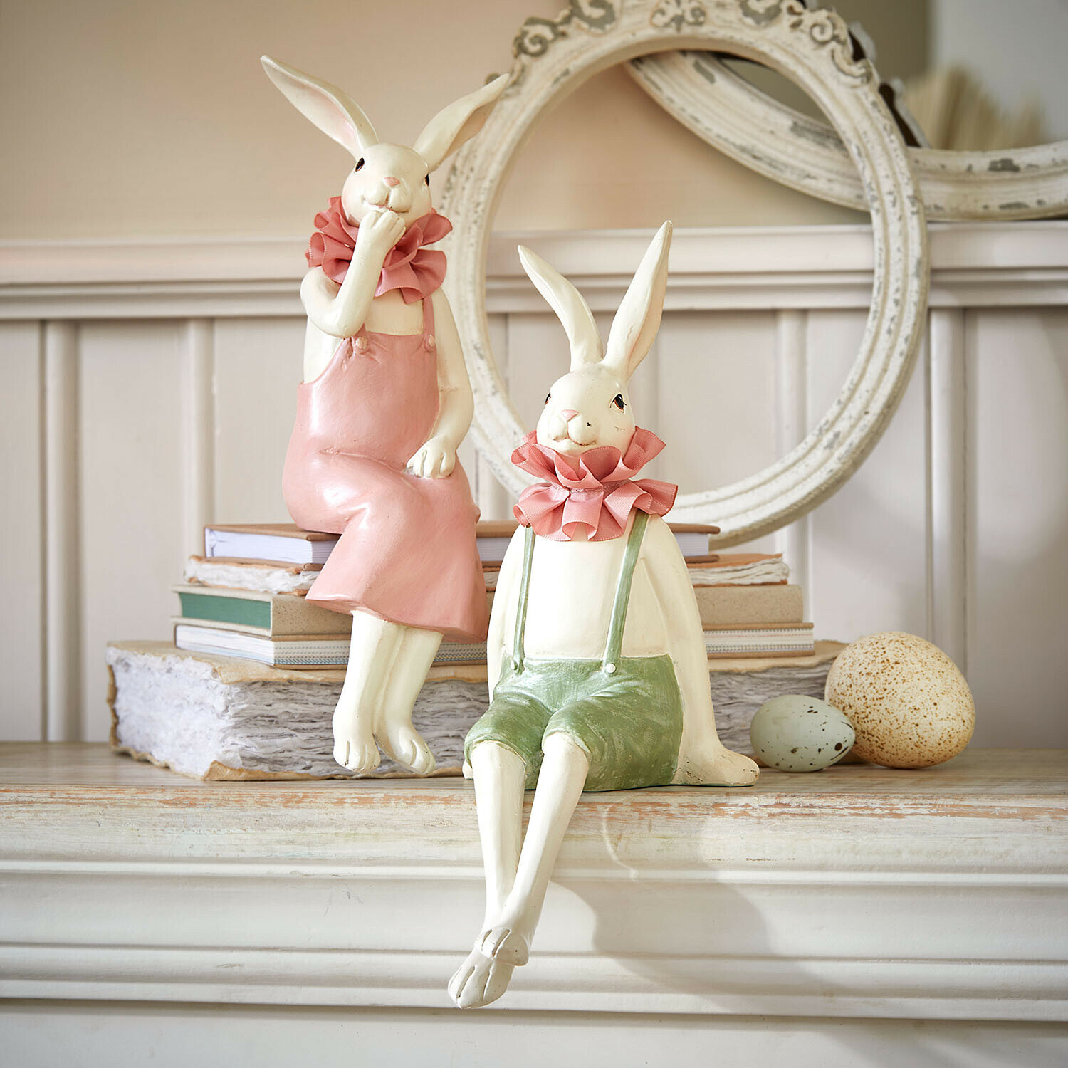 Set de 2 conejos decorativos Vent Élysien