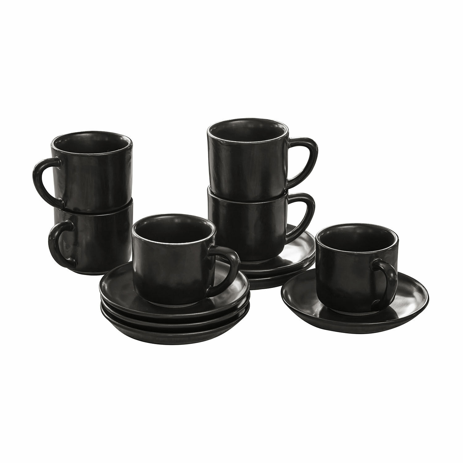 Set de 6 tazas y platillos Biarré