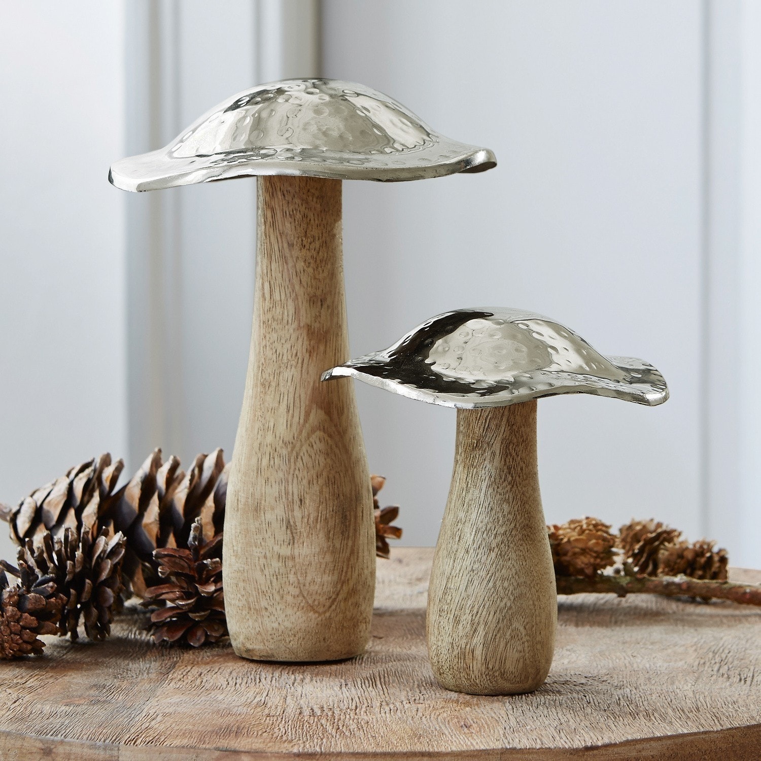 Set de 2 setas decorativas Boletus