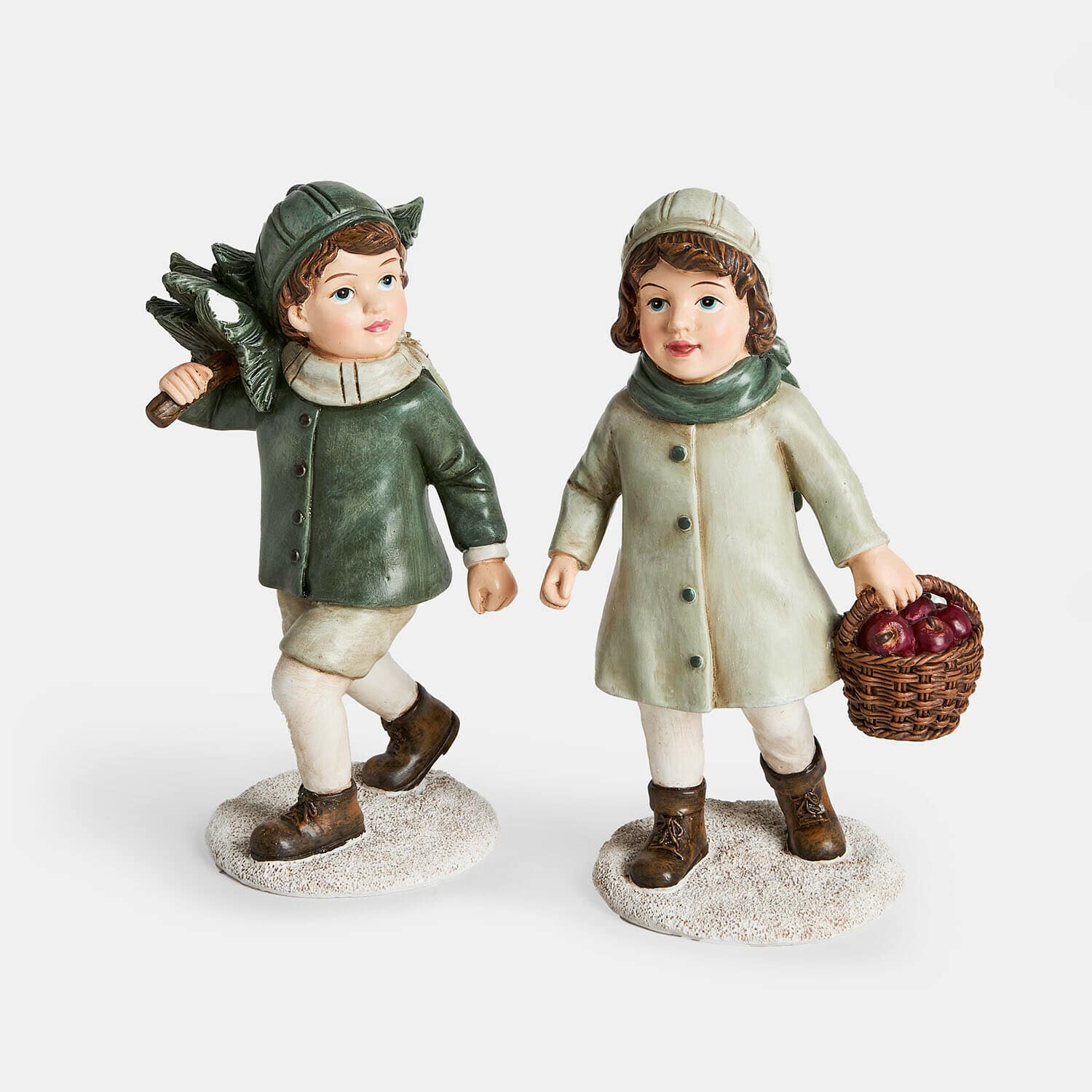Set de 2 niños decorativos Jaquese