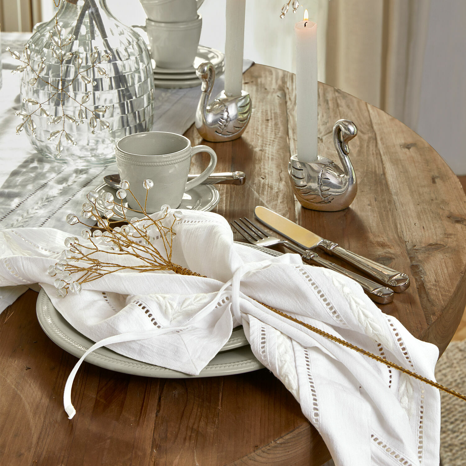 Set de 3 flores decorativas Nimweth