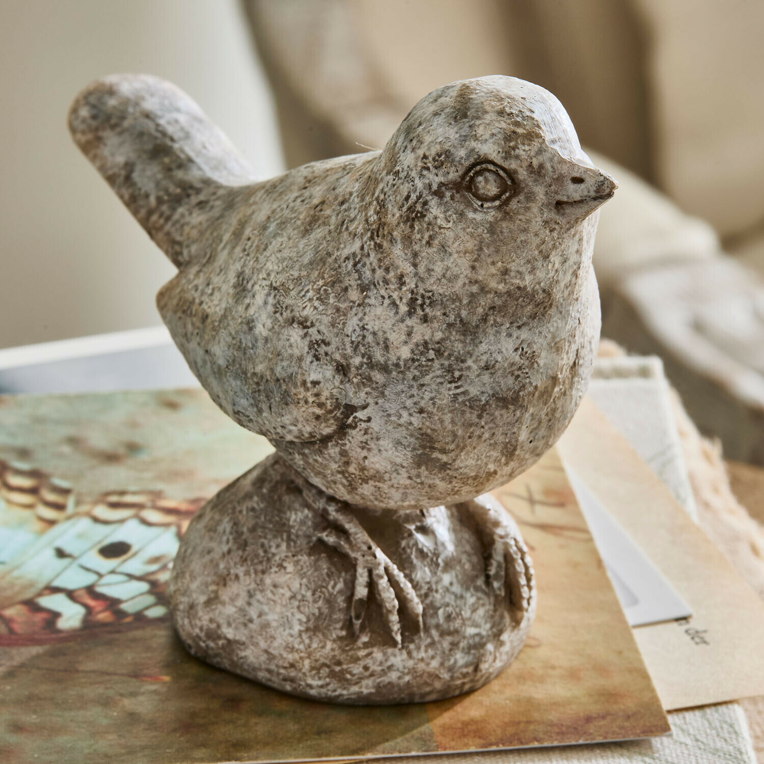 Set de 2 pájaros decorativos Corviano