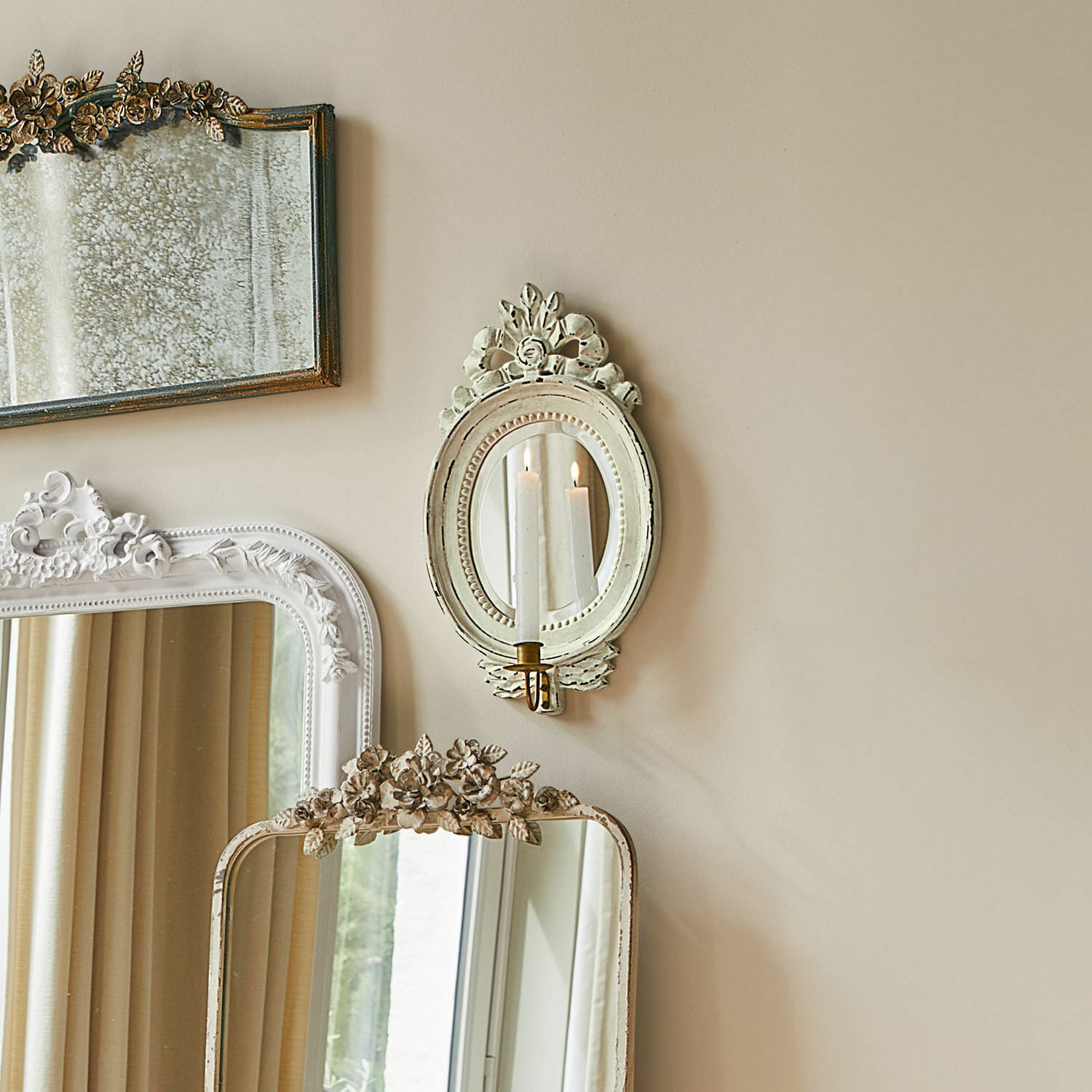 Portavelas de pared Vallombre