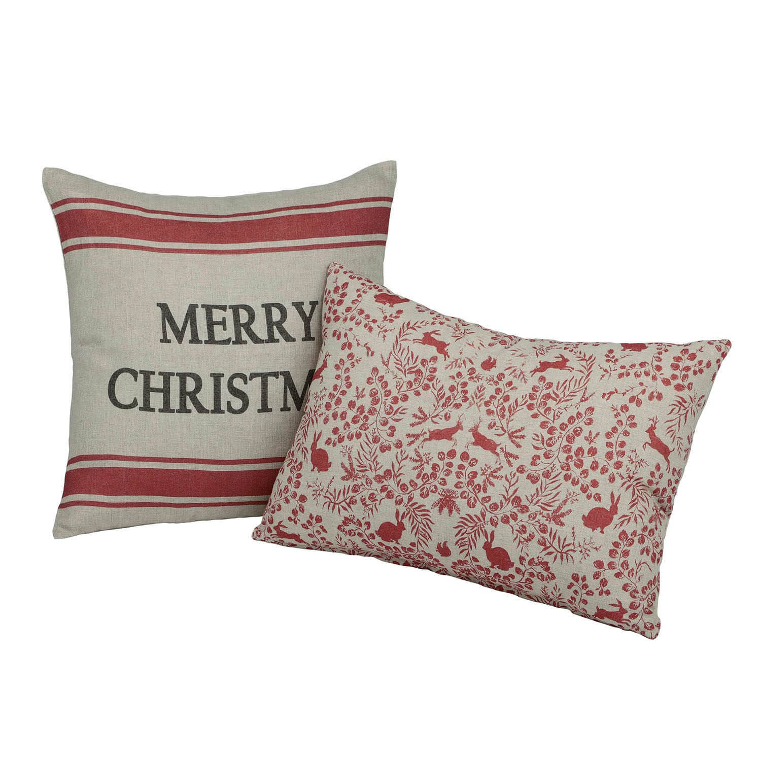 Set de 2 fundas de cojín Merry Christmas