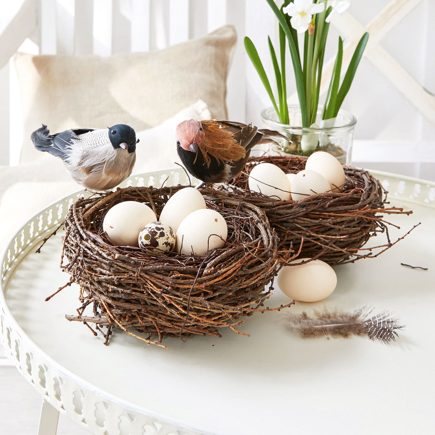 Set de 2 nidos decorativos Libers