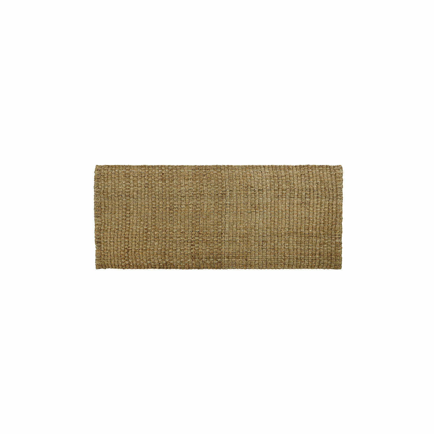 Alfombra Daoukro Alfombra rectangular de yute natural beige, ideal para interiores y terrazas