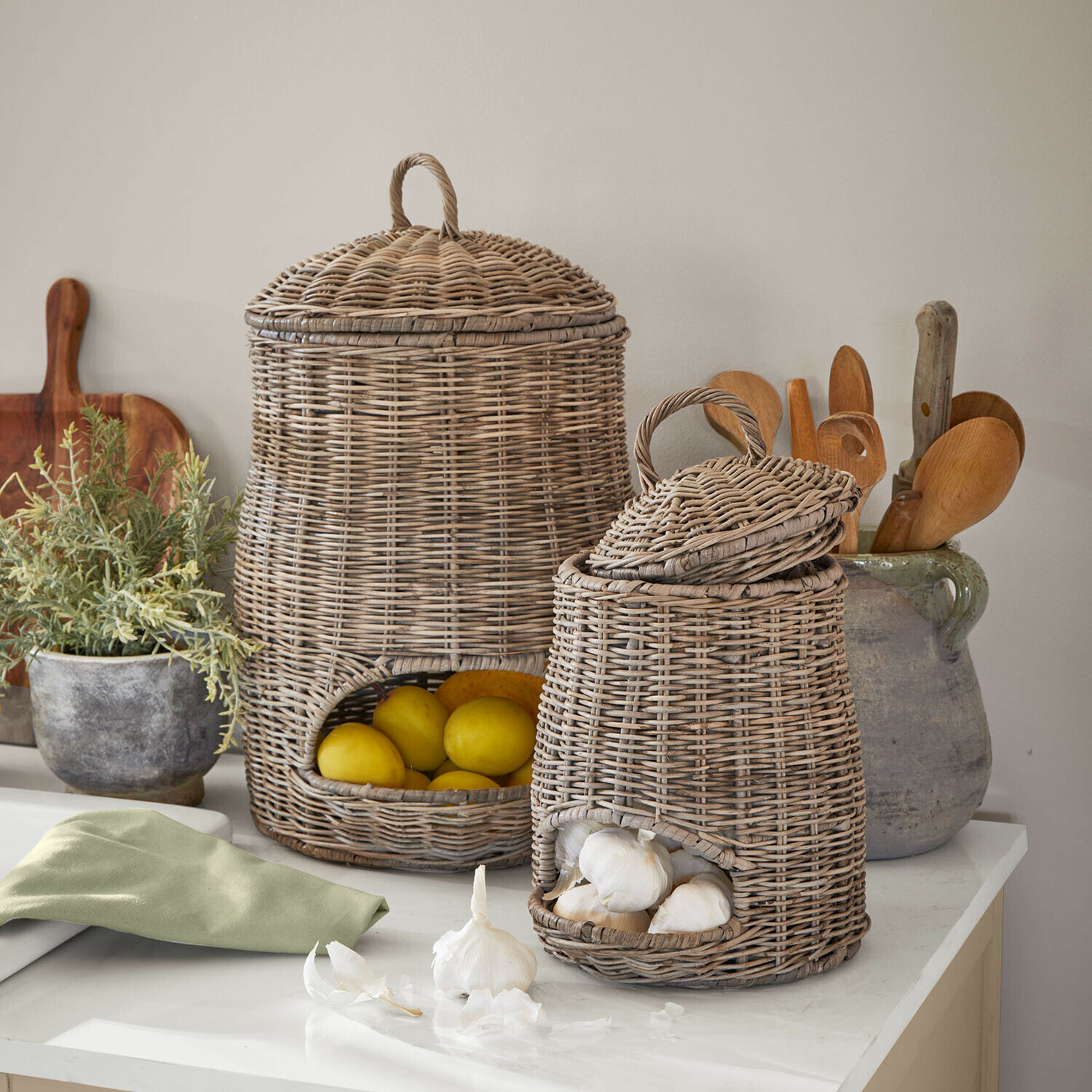 Set de 2 cestas Arovian