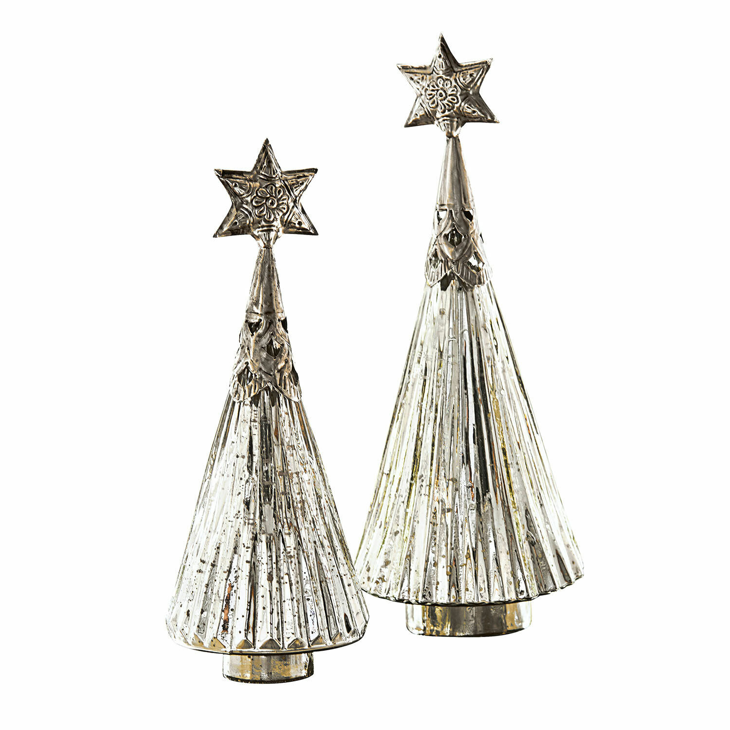 Set de 2 árboles de Navidad decorativos Lillemor