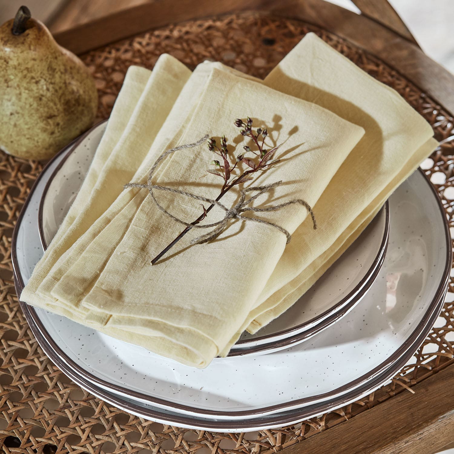 Set de 4 servilletas Ghis