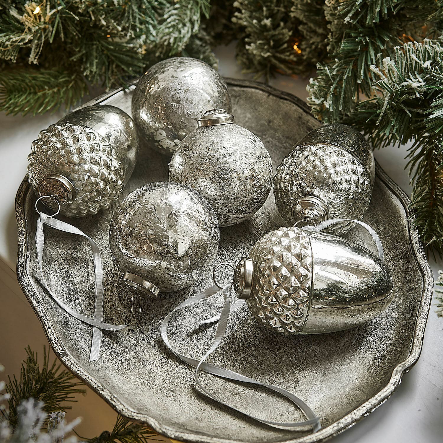 Set de 6 bolas de Navidad Dorianne