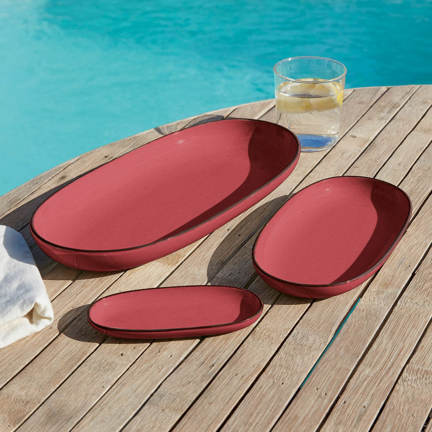 Set de 3 platos Biarré