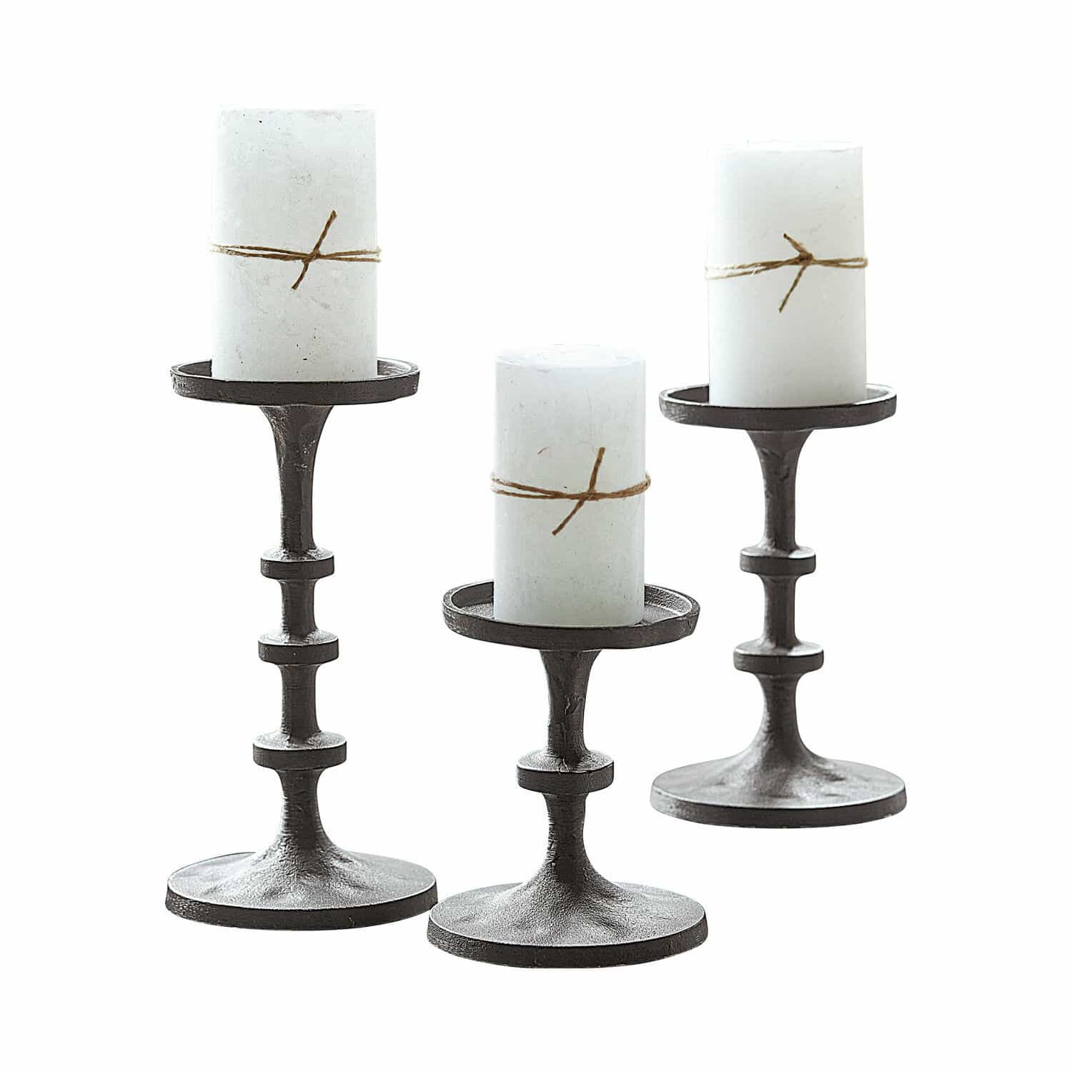 Juego de 3 candelabros Maleville Juego de 3 candelabros Maleville