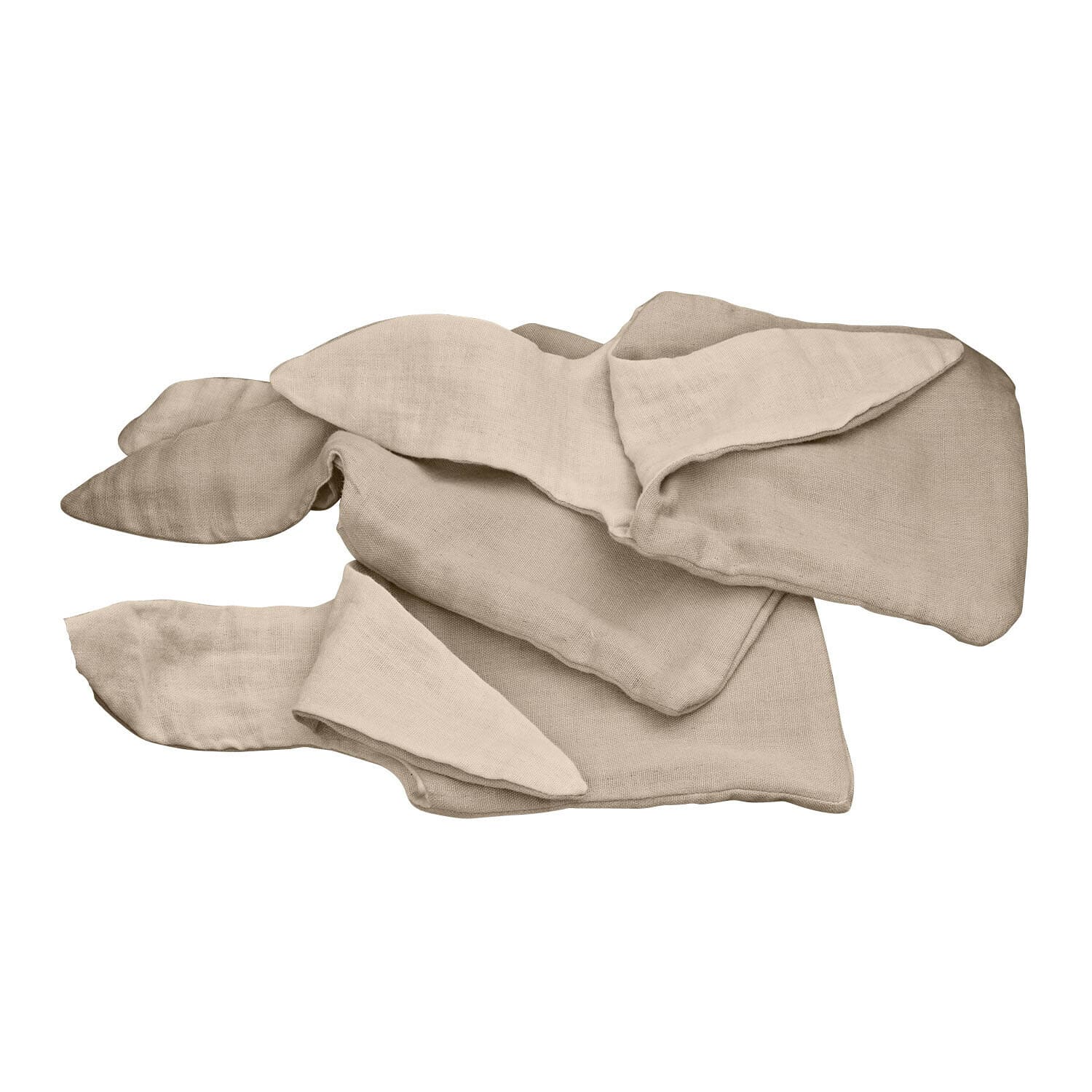 Set de 3 bolsitas Snugglewood Bufanda beige de lino suave, accesorio natural y elegante para días frescos, tejido transpirable