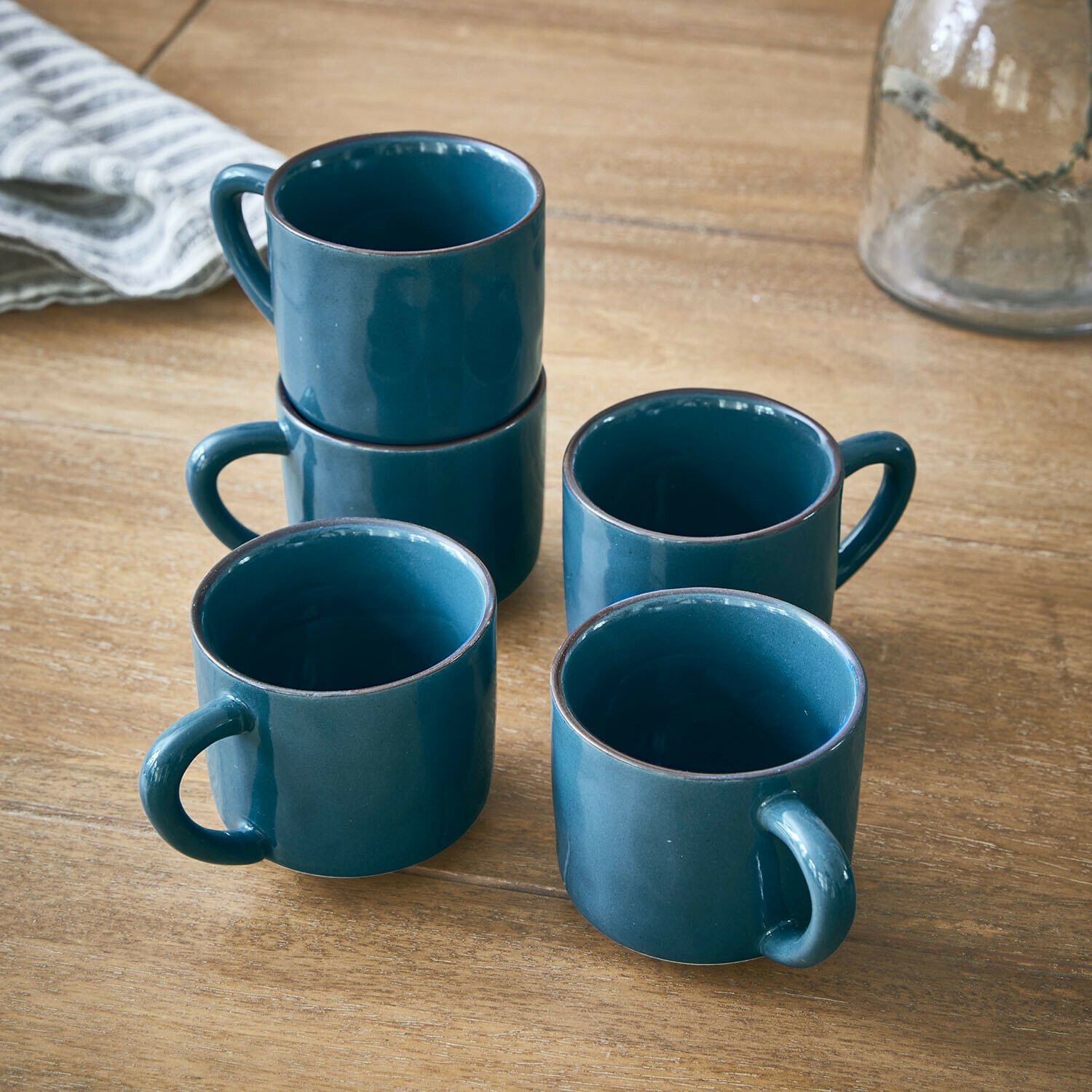 Set de 6 tazas y platillos Biarré