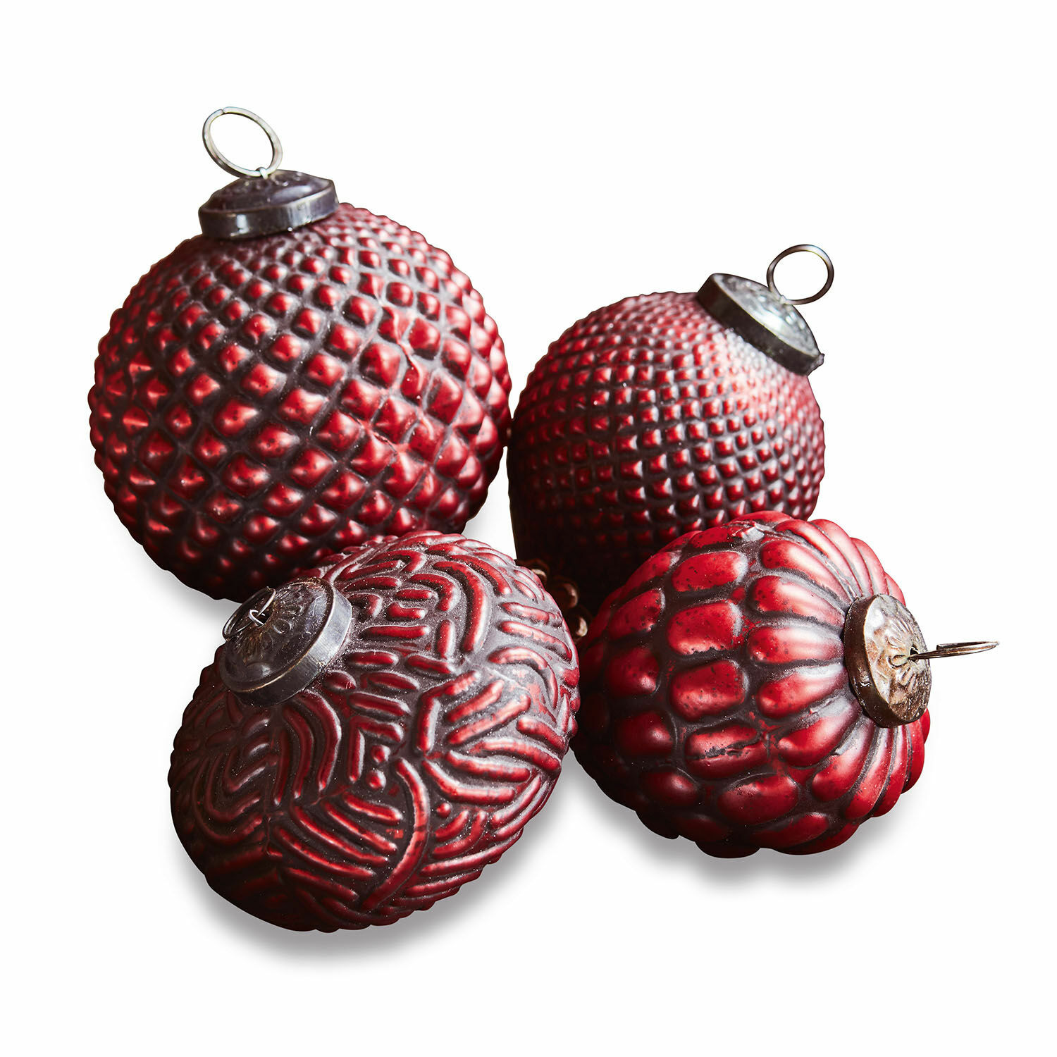 Set de 4 adornos navideños Meyen