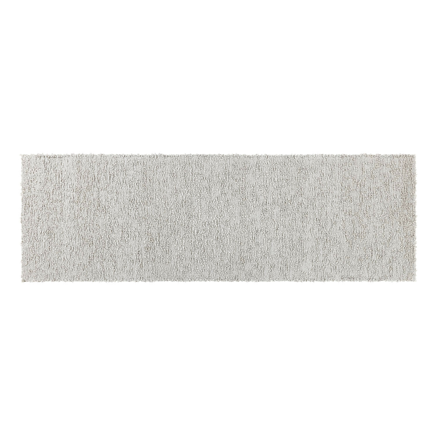 gris claro Alfombra pasillera Kaleema gris claro con textura suave, perfecta para decoración de suelos modernos