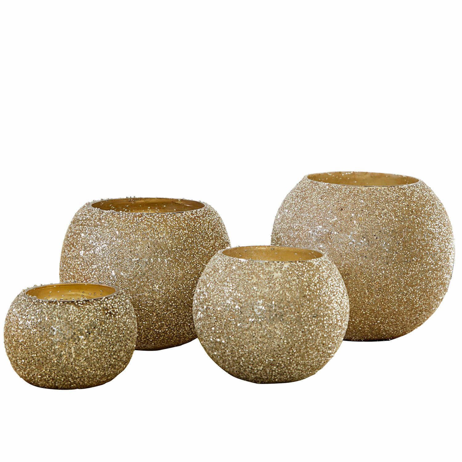 Set de 4 portavelas Tareena