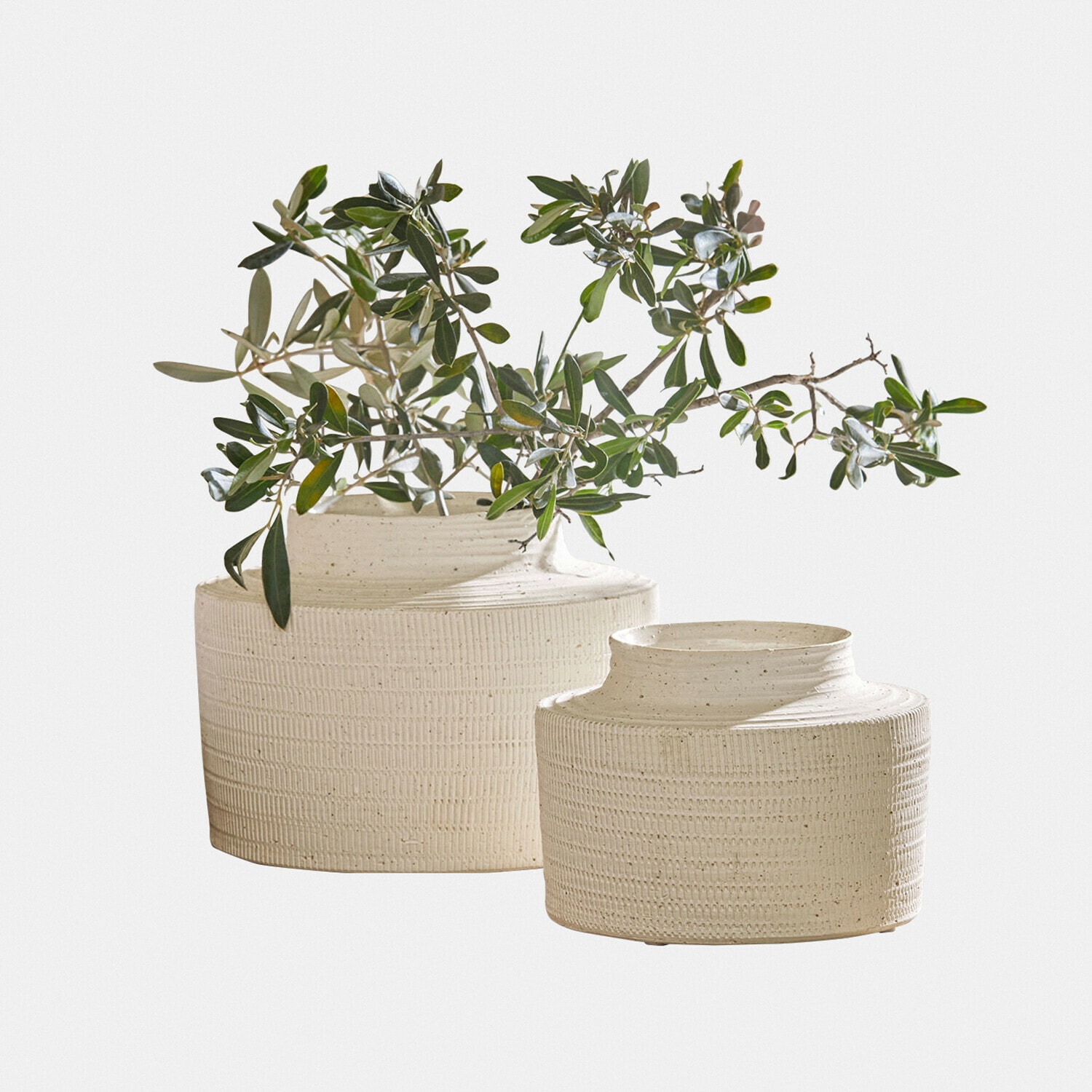 Set de 2 jarrones Délavrie
