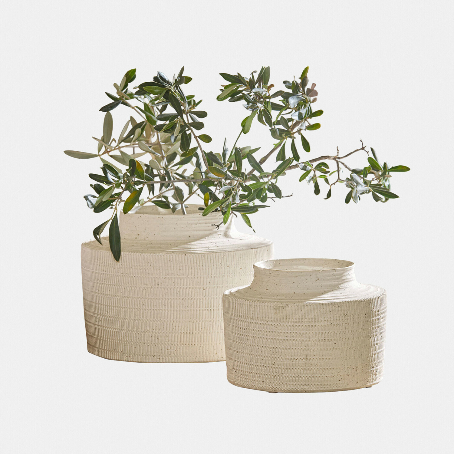 Set de 2 jarrones Délavrie