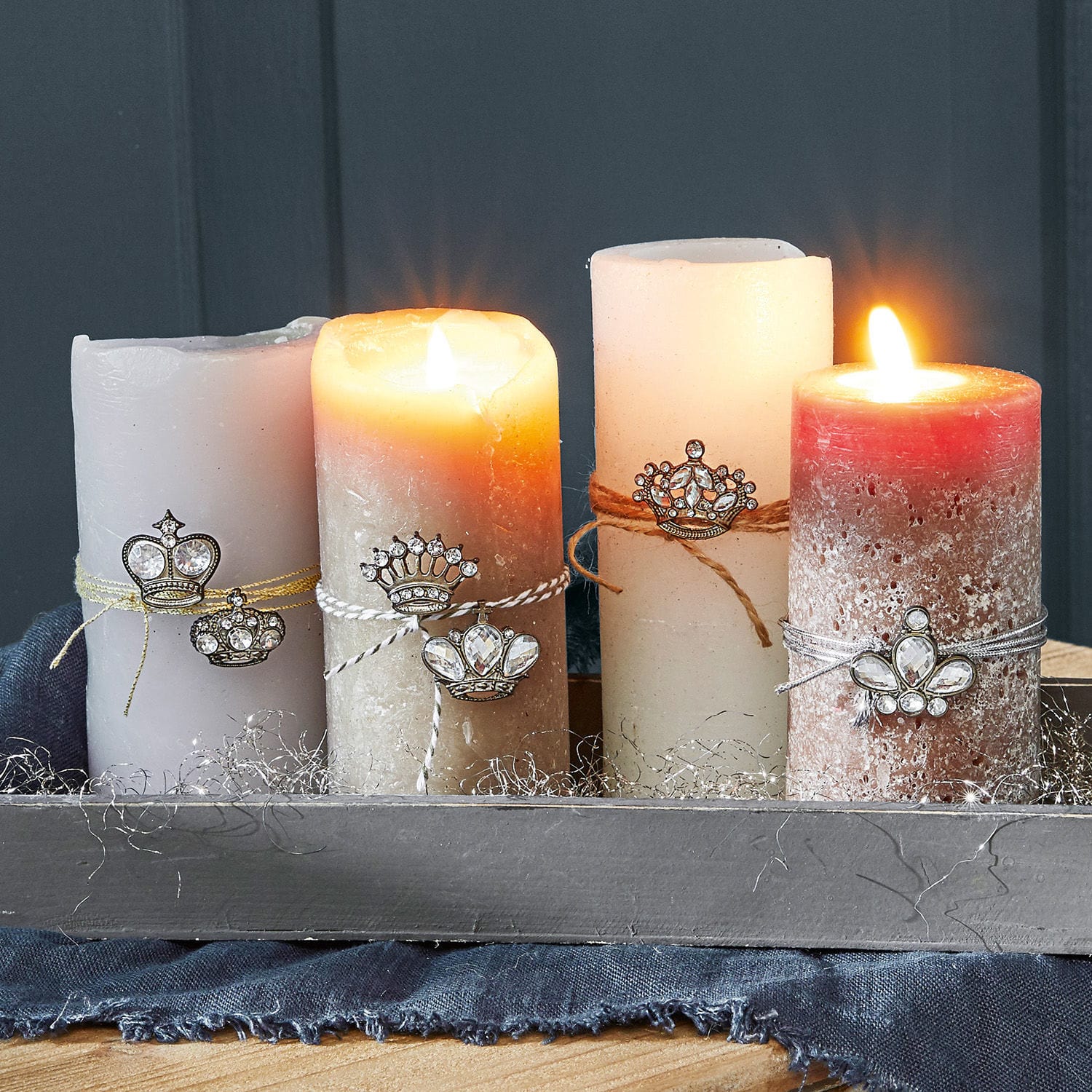 Set de 6 pines decorativos Failly