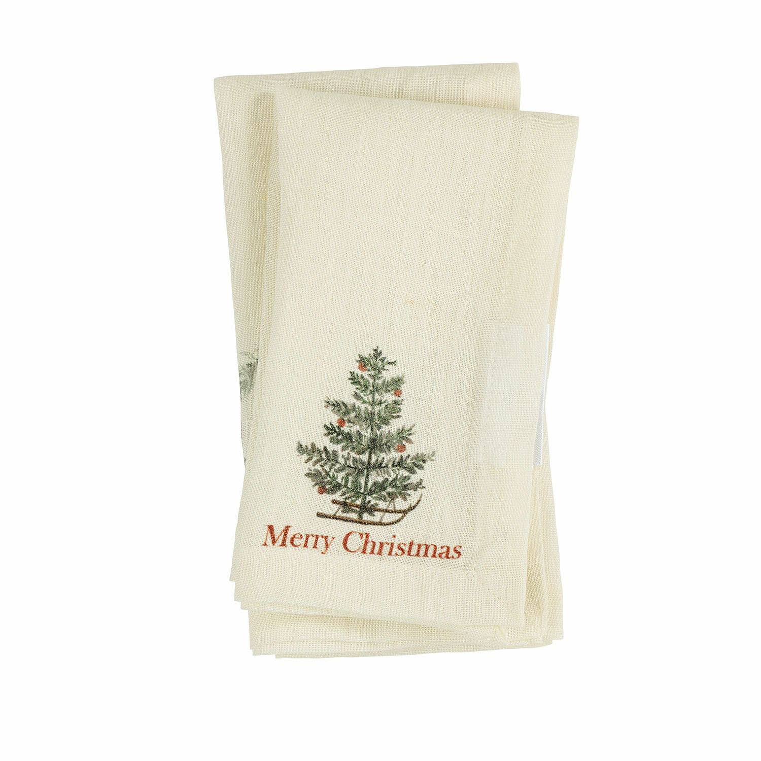 Set de 4 servilletas Merry & Bright