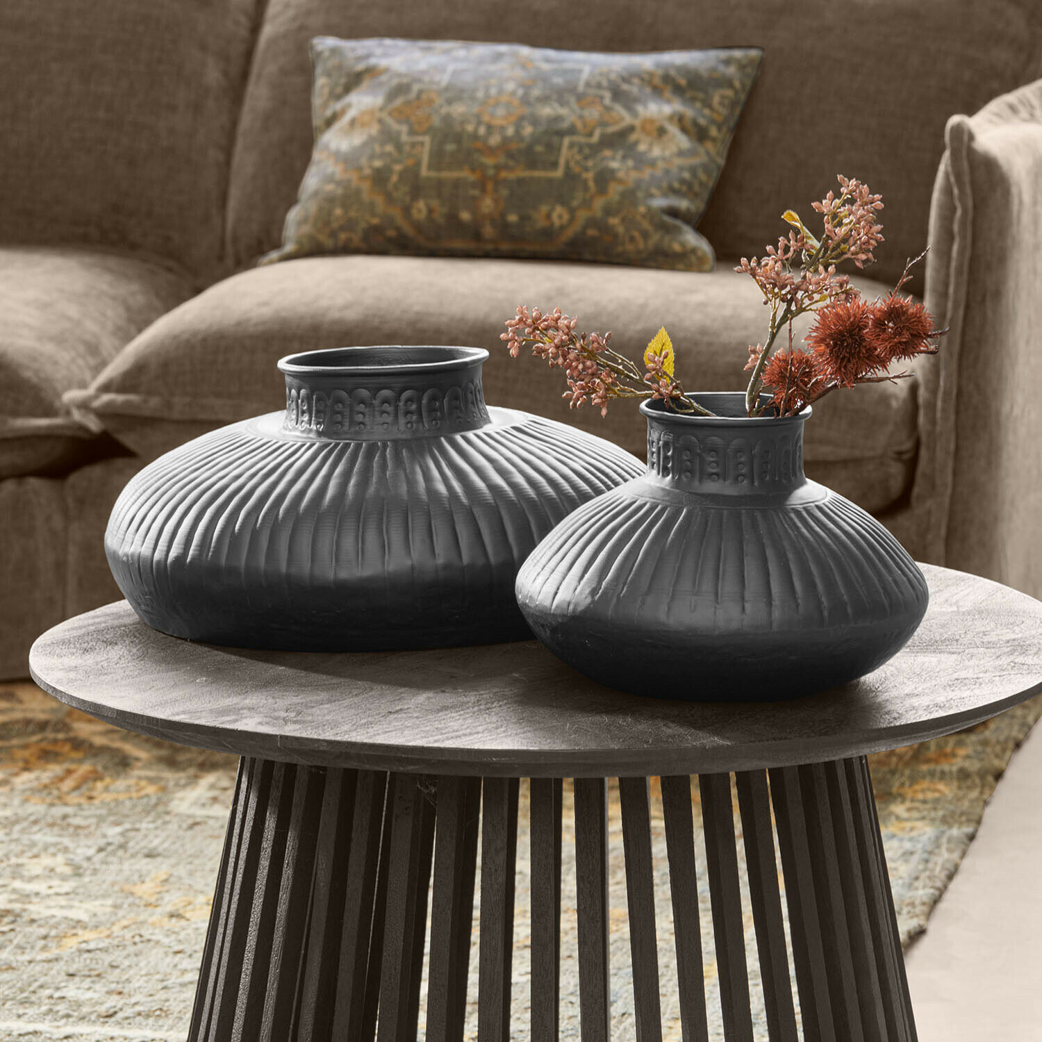 Set de 2 jarrones Myrkja