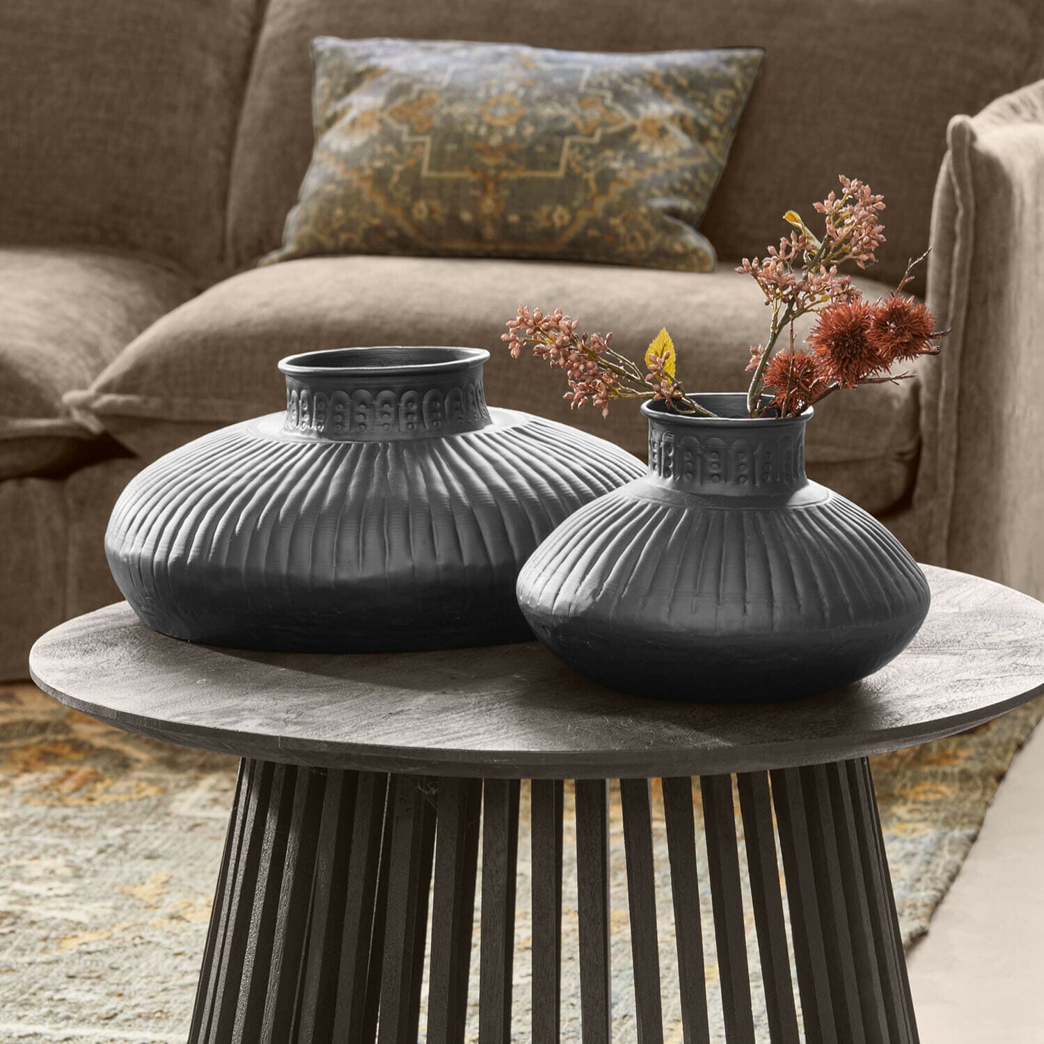 Set de 2 jarrones Myrkja