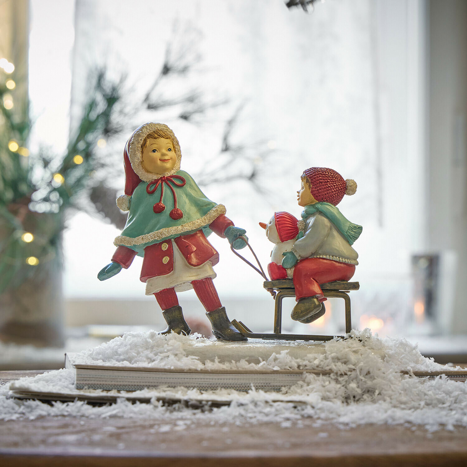 Figura decorativa con trineo Petitnid Figura decorativa con trineo Petitnid