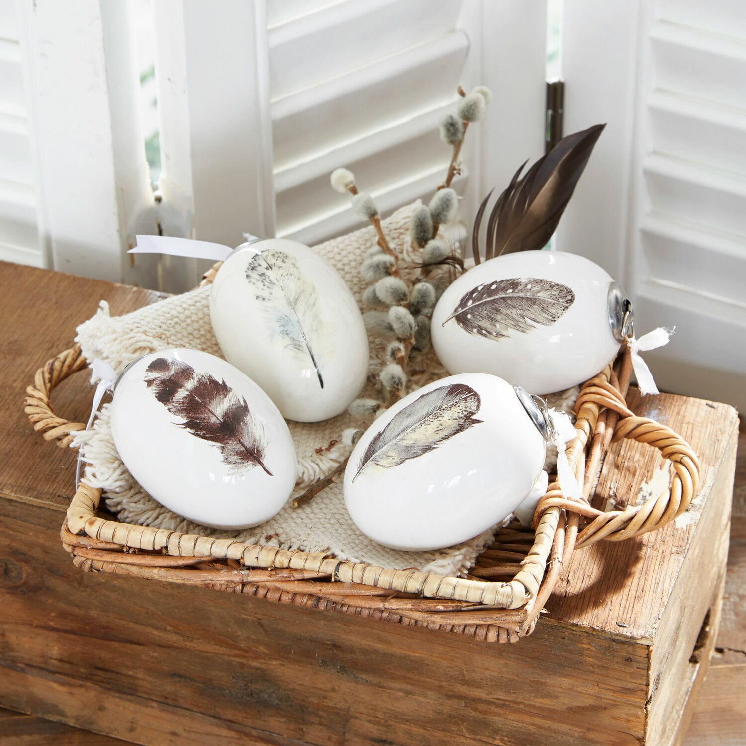 Set de 4 huevos de Pascua Bergaf