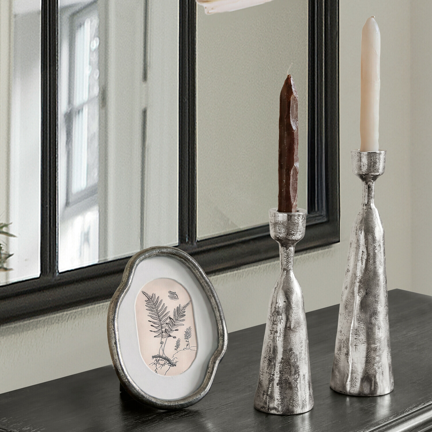 Set de 2 candeleros Valmique