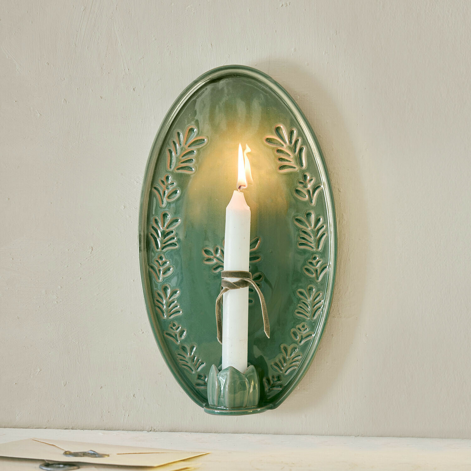 Portavelas de pared Floranini