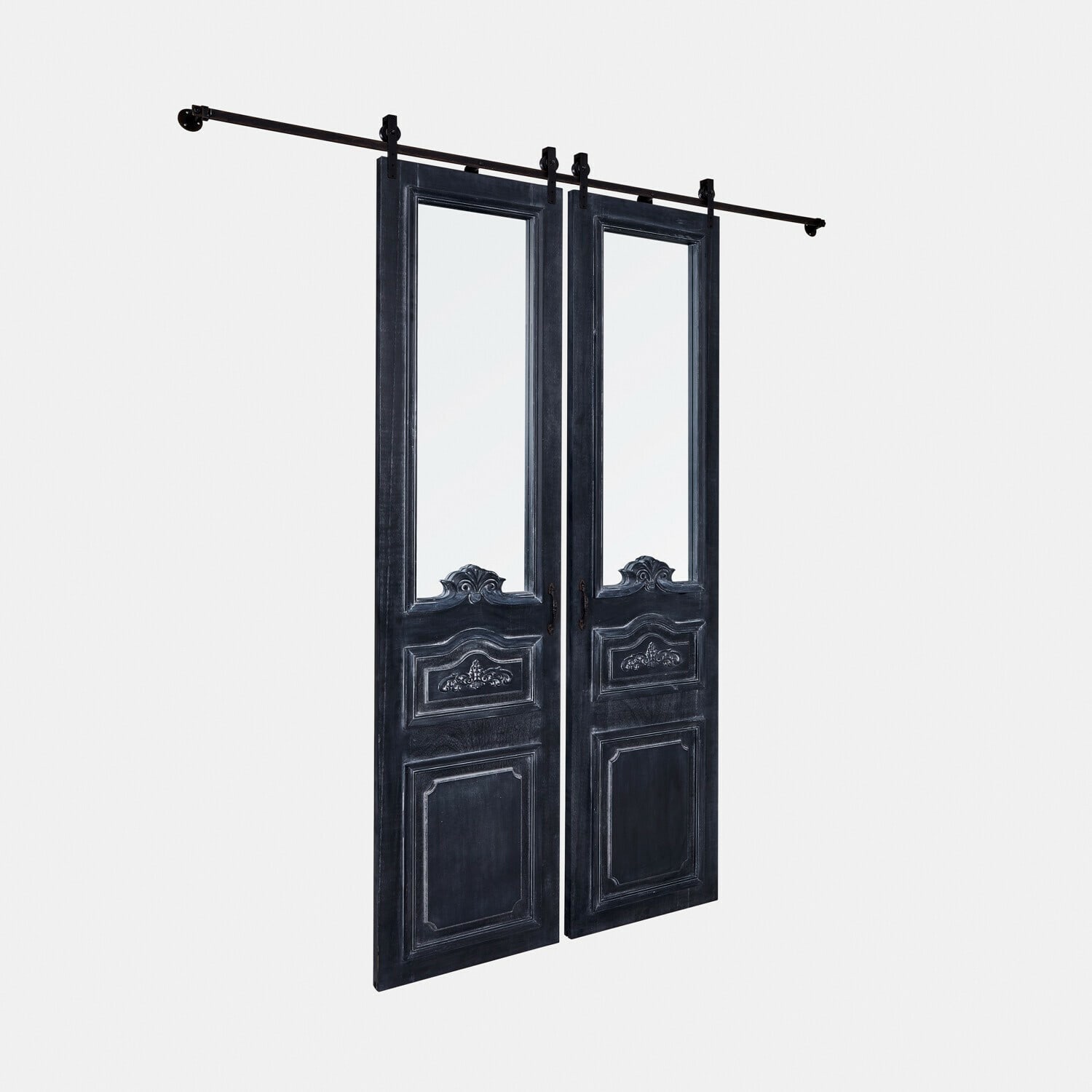 Puerta corredera doble Brévoise